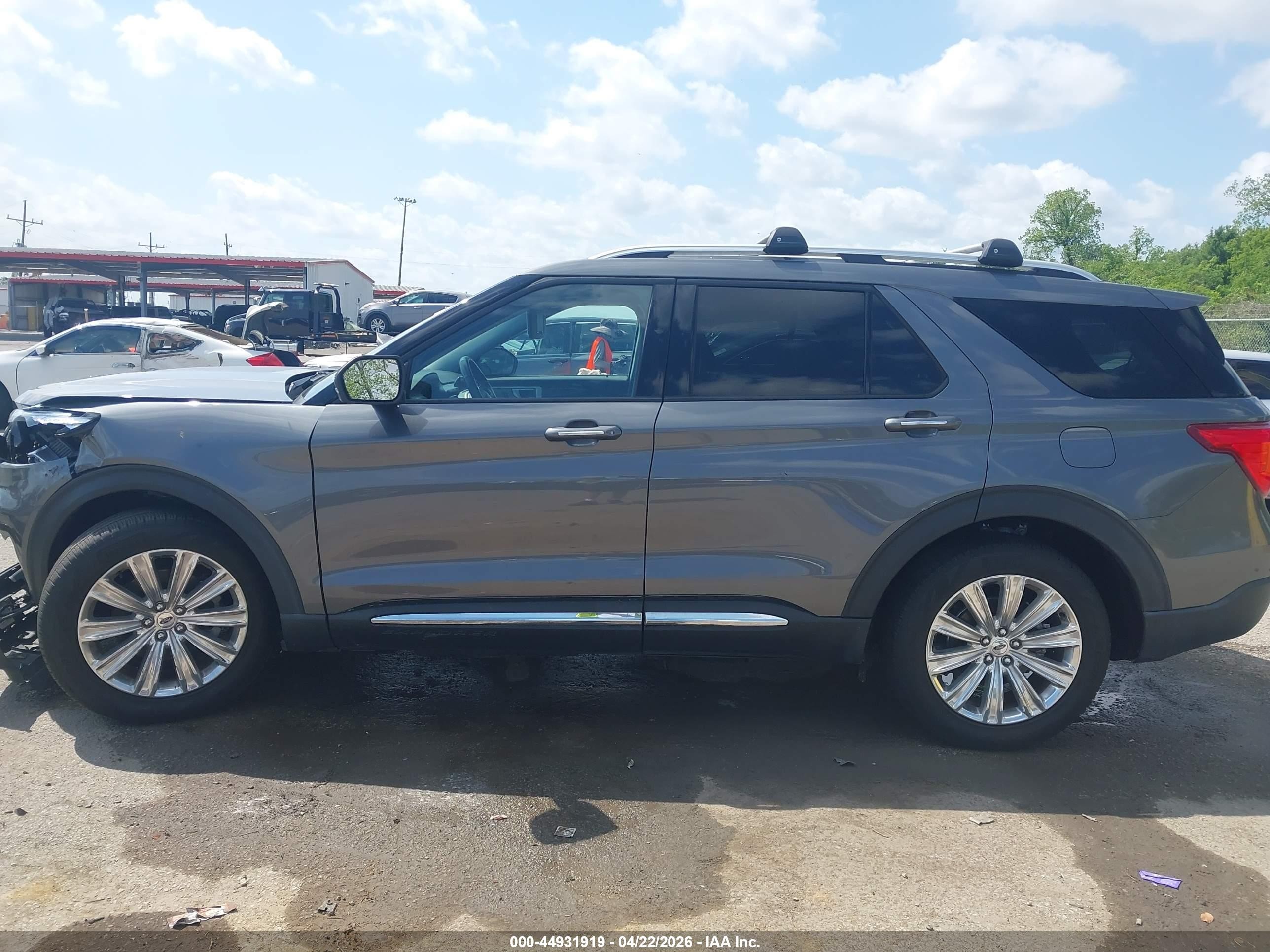 2022 Ford Explorer Limited Серый vin: 1FMSK7FH1NGB69401