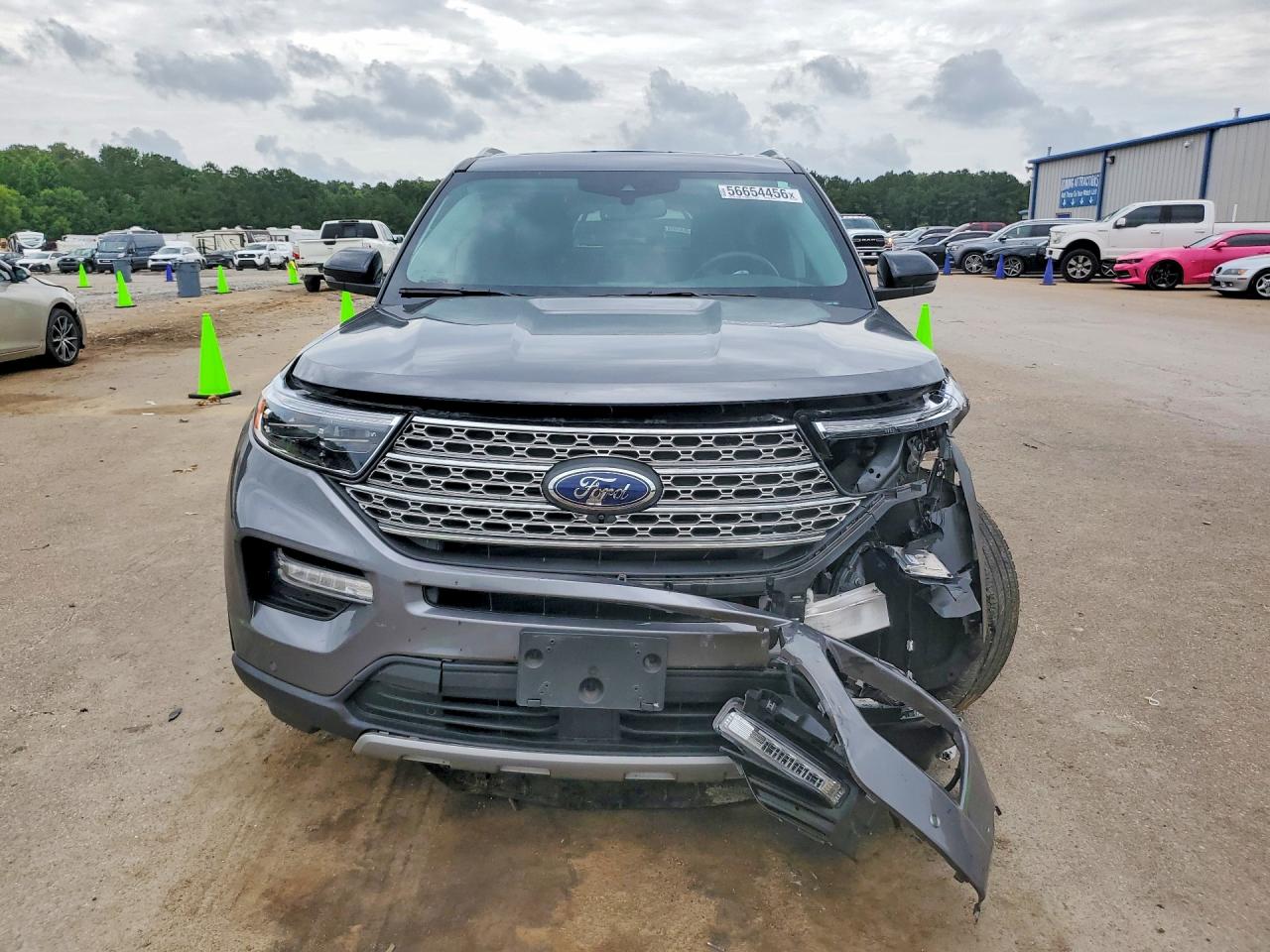 2022 Ford Explorer Limited Gray vin: 1FMSK7FH2NGA80193