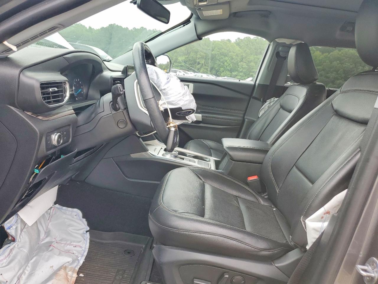 2022 Ford Explorer Limited Gray vin: 1FMSK7FH2NGA80193
