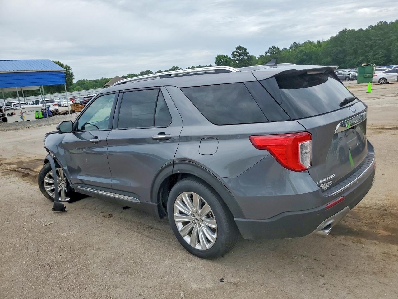 2022 Ford Explorer Limited Gray vin: 1FMSK7FH2NGA80193