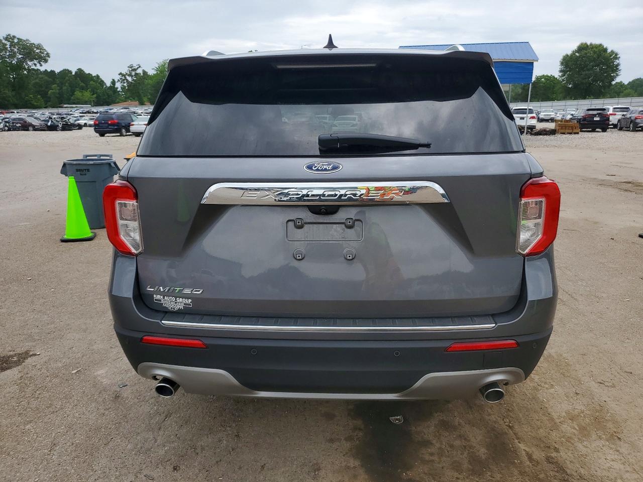 2022 Ford Explorer Limited Gray vin: 1FMSK7FH2NGA80193