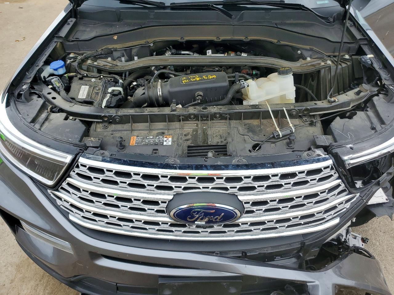 2022 Ford Explorer Limited Gray vin: 1FMSK7FH2NGA80193