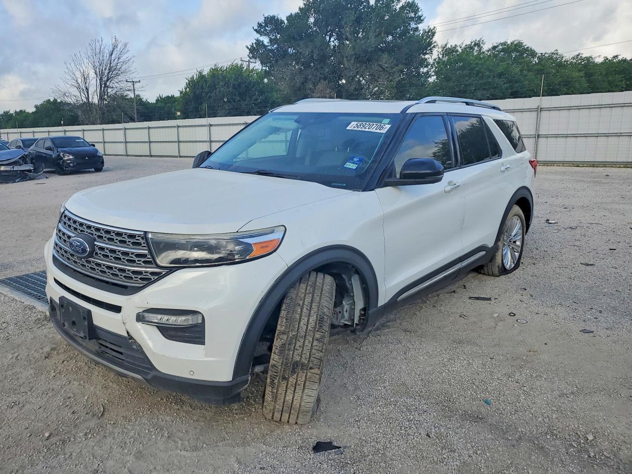 2020 Ford Explorer Limited Белый vin: 1FMSK7FH3LGA14622