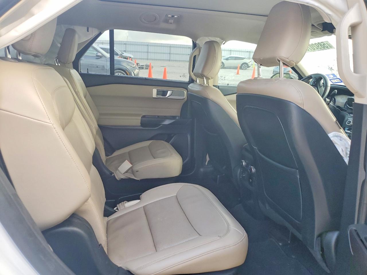 2020 Ford Explorer Limited White vin: 1FMSK7FH3LGA14622