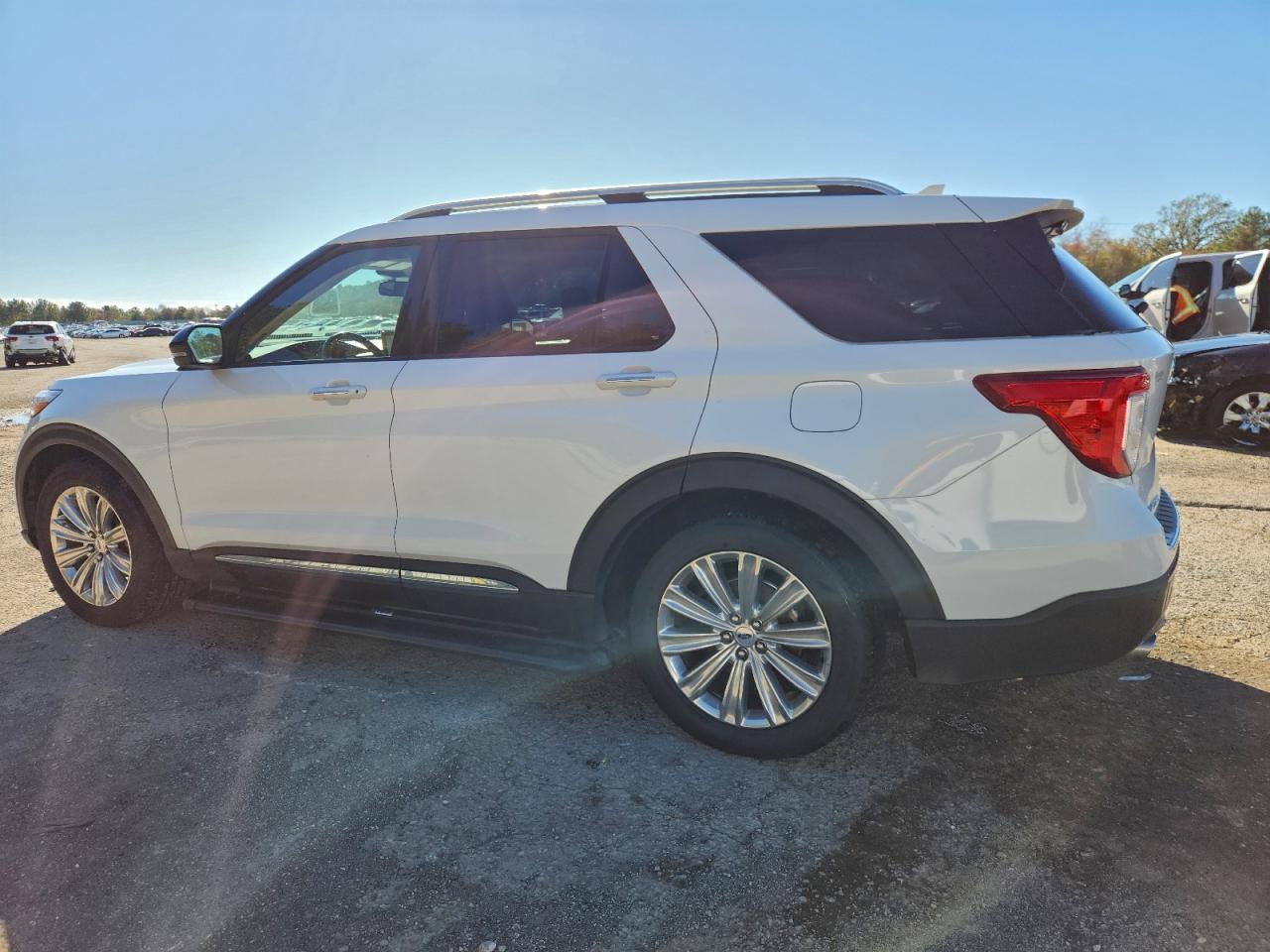 2023 Ford Explorer Limited White vin: 1FMSK7FH3PGA86314
