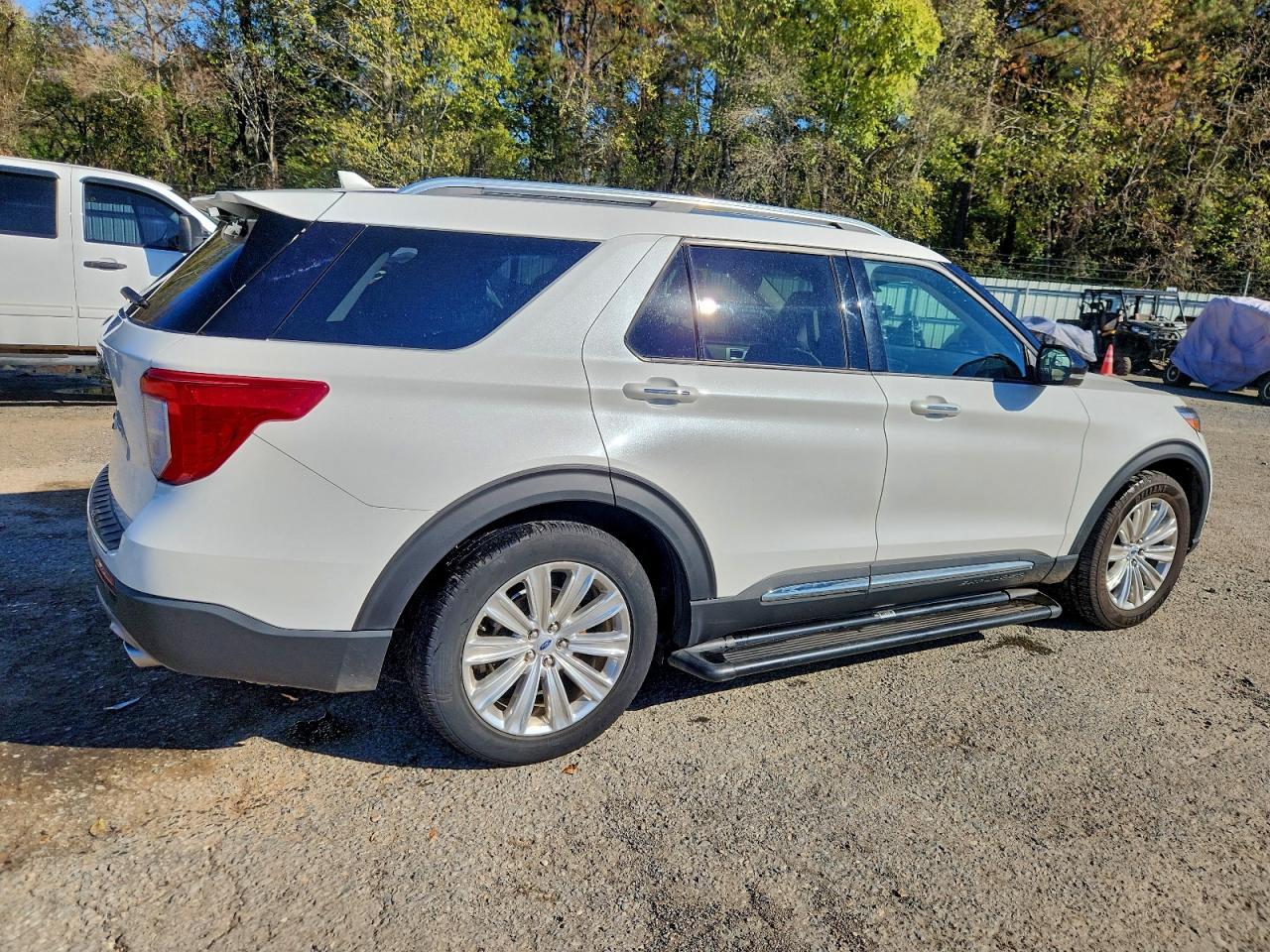 2023 Ford Explorer Limited White vin: 1FMSK7FH3PGA86314