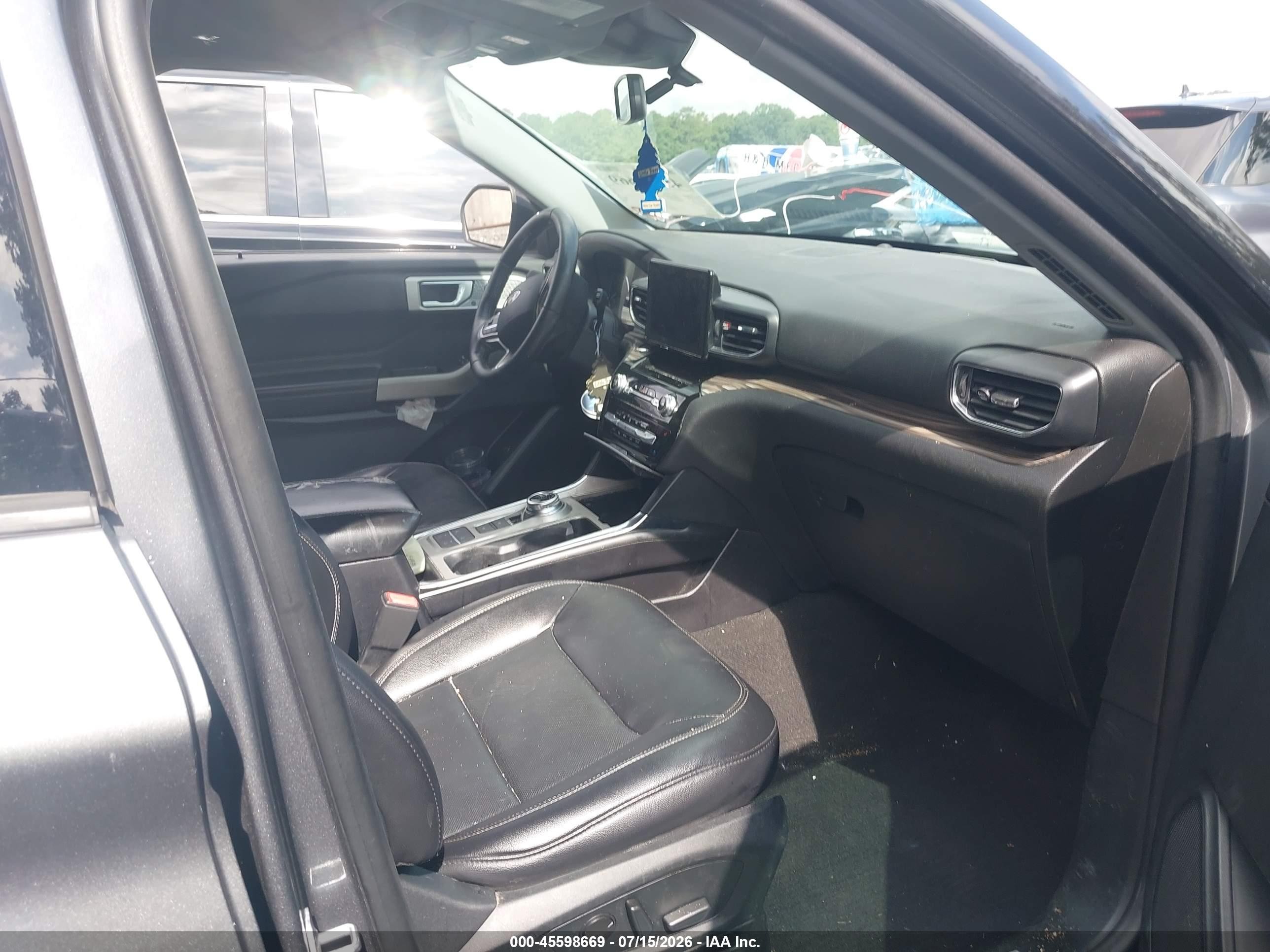 2021 Ford Explorer Limited Gray vin: 1FMSK7FH4MGB72534