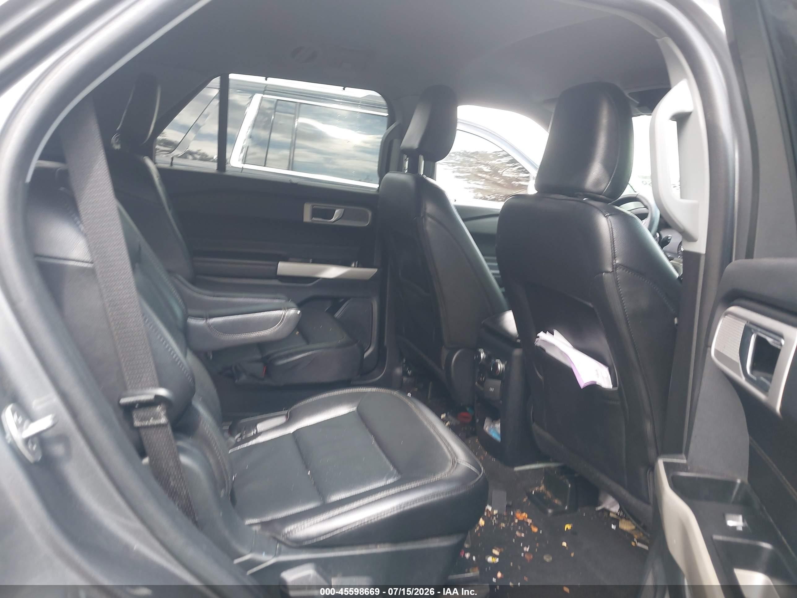 2021 Ford Explorer Limited Gray vin: 1FMSK7FH4MGB72534