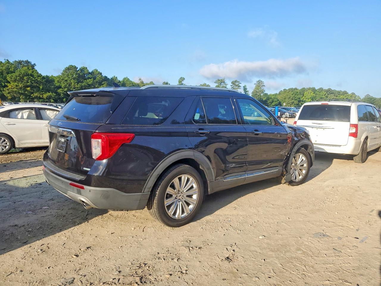 2020 Ford Explorer Limited Black vin: 1FMSK7FH5LGB08761