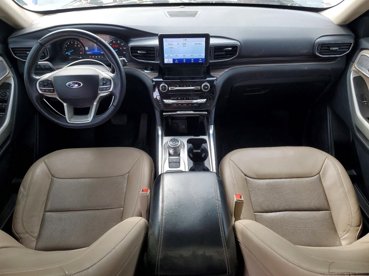 2021 Ford Explorer Limited Gray vin: 1FMSK7FH6MGA15491