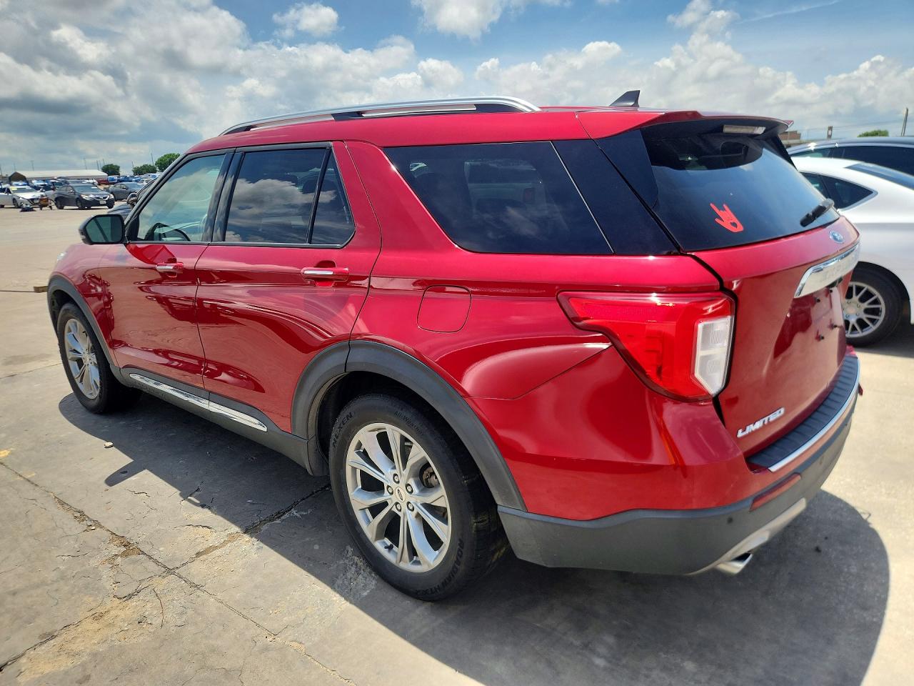 2021 Ford Explorer Limited Red vin: 1FMSK7FH7MGB55209