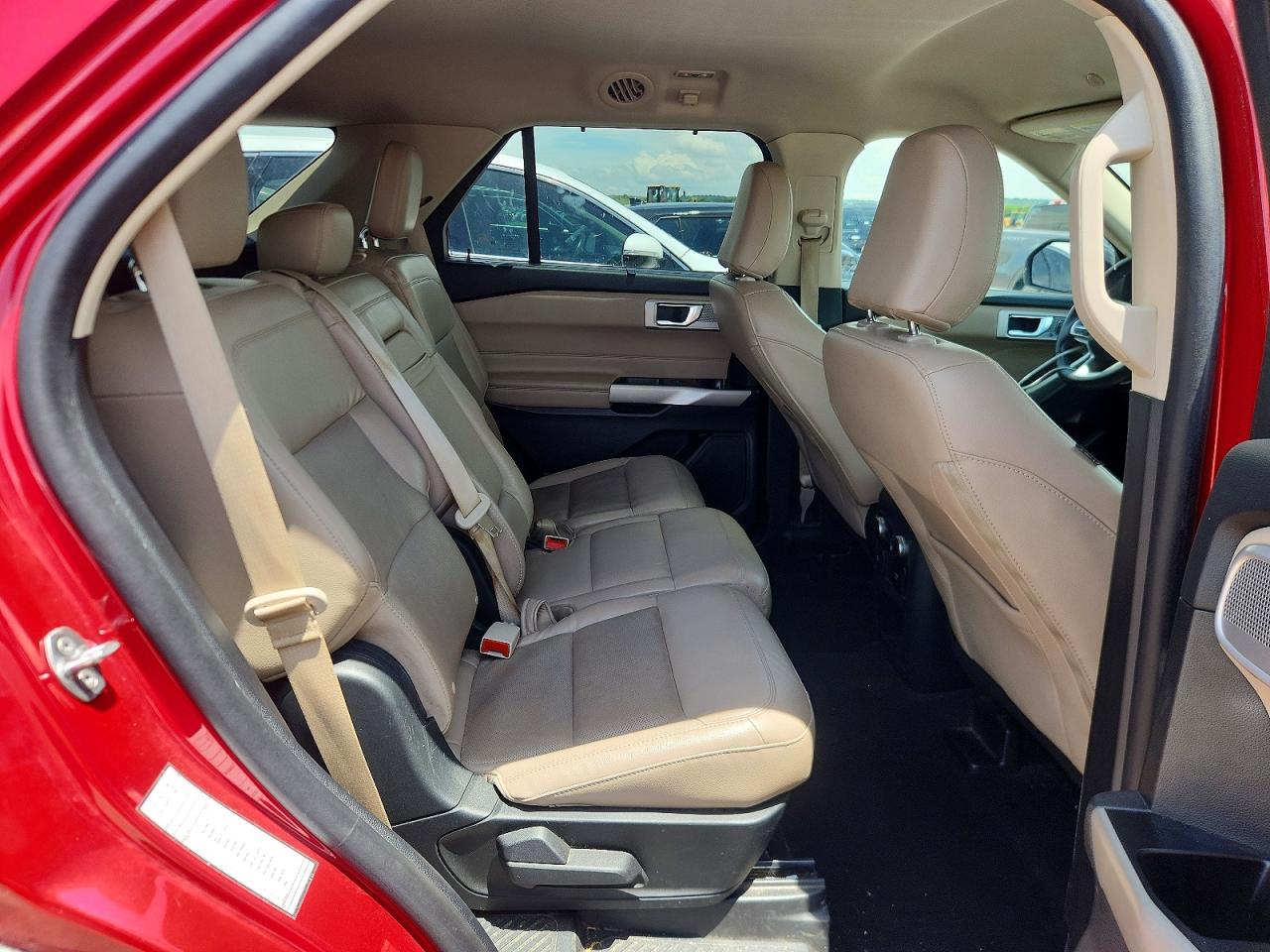 2021 Ford Explorer Limited Red vin: 1FMSK7FH7MGB55209