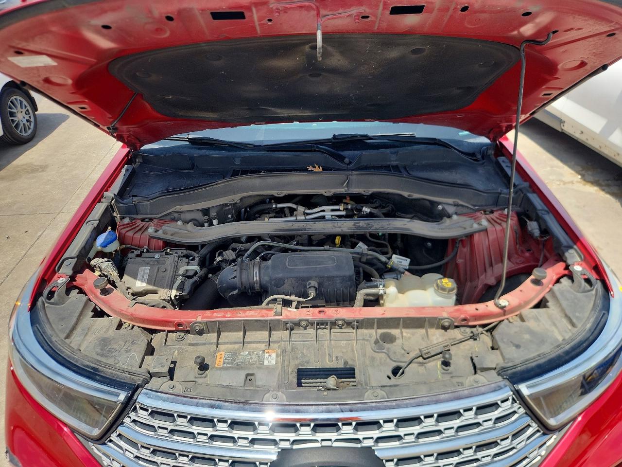 2021 Ford Explorer Limited Red vin: 1FMSK7FH7MGB55209