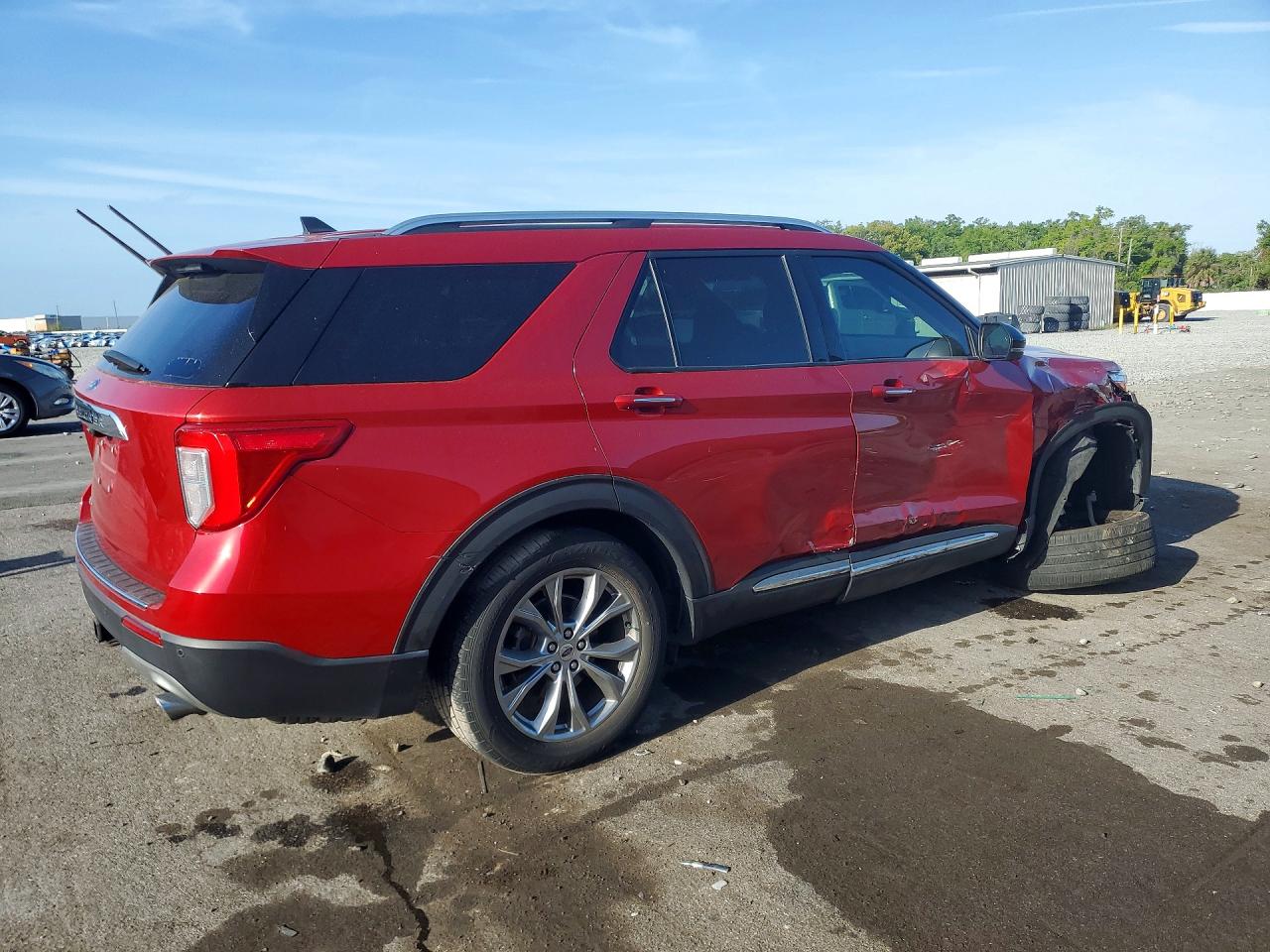 2021 Ford Explorer Limited Red vin: 1FMSK7FH8MGB28701