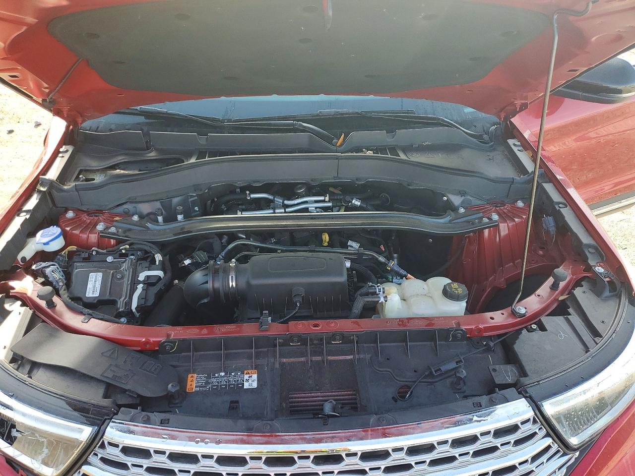 2021 Ford Explorer Limited Red vin: 1FMSK7FH8MGB28701