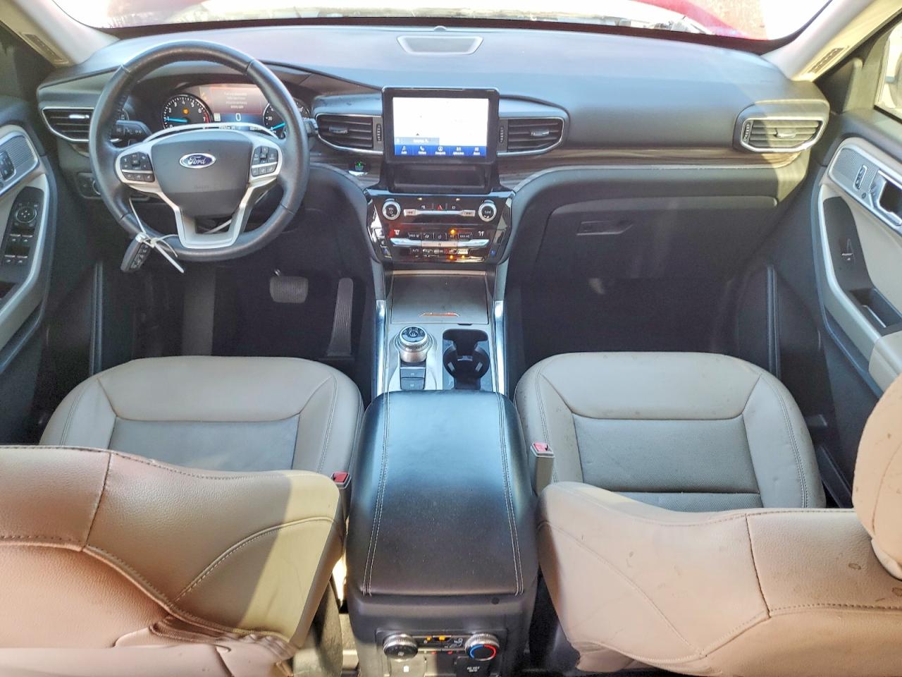 2021 Ford Explorer Limited Red vin: 1FMSK7FH8MGB28701