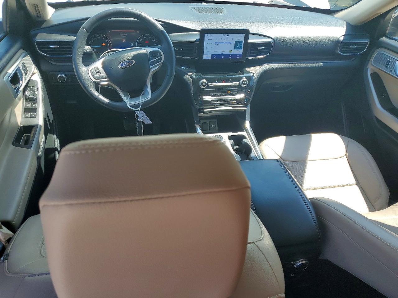 2022 Ford Explorer Limited White vin: 1FMSK7FH8NGB77396