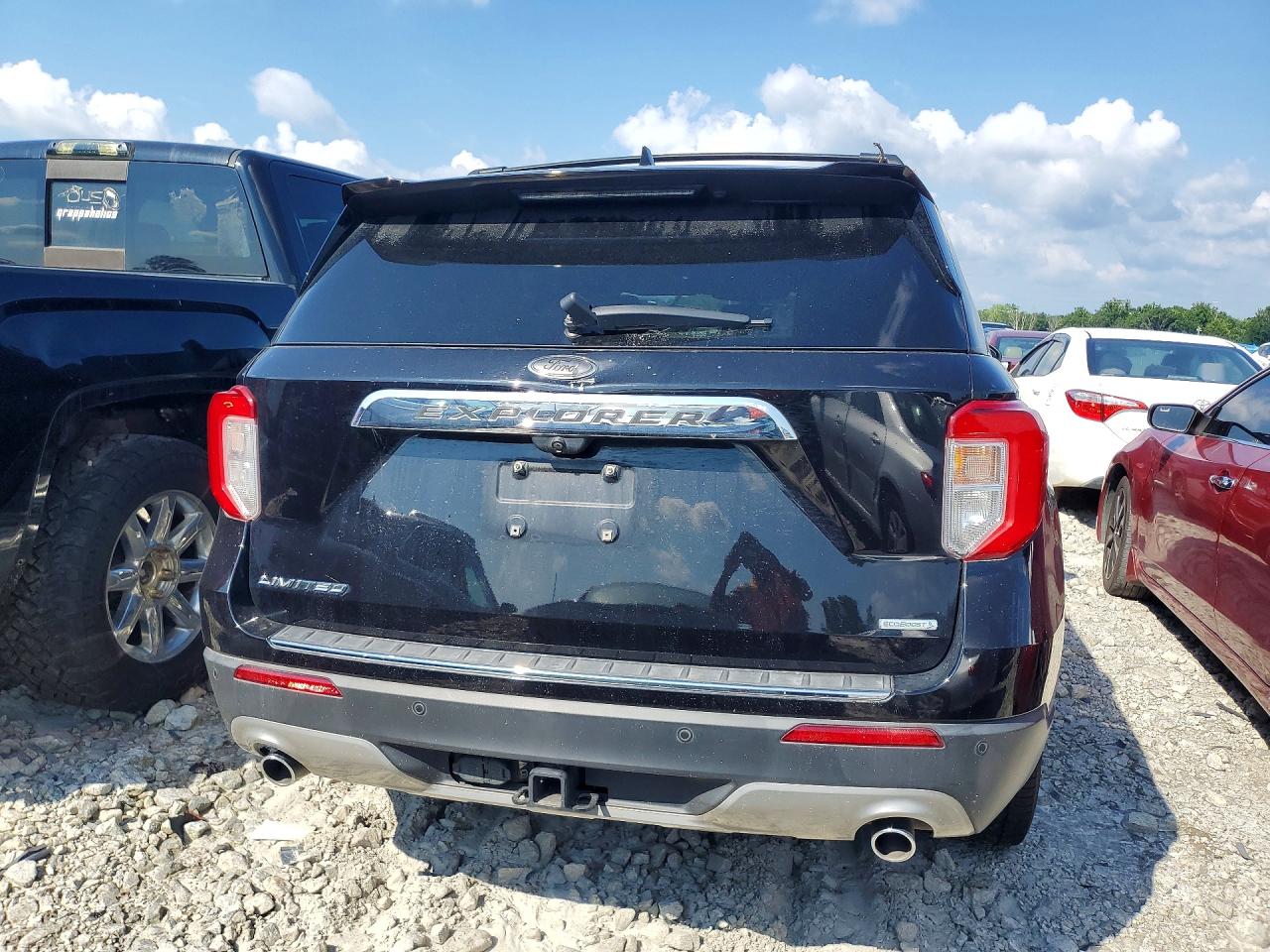 2020 Ford Explorer Limited Black vin: 1FMSK7FHXLGA57869