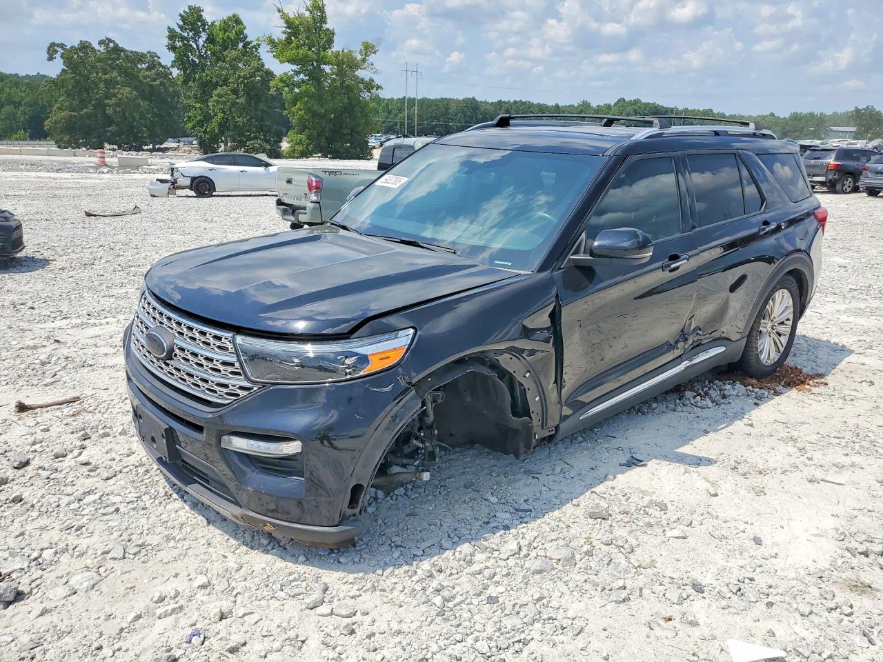 2020 Ford Explorer Limited Black vin: 1FMSK7FHXLGA57869