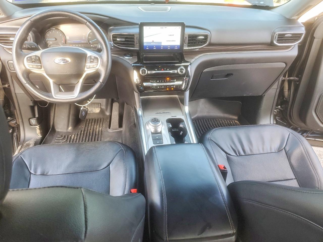 2022 Ford Explorer Черный vin: 1FMSK7FHXNGB07074