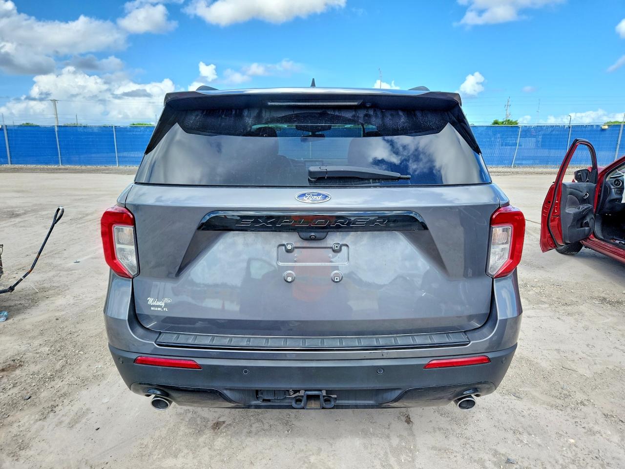 2023 Ford Explorer St-line Gray vin: 1FMSK7KH0PGA41367