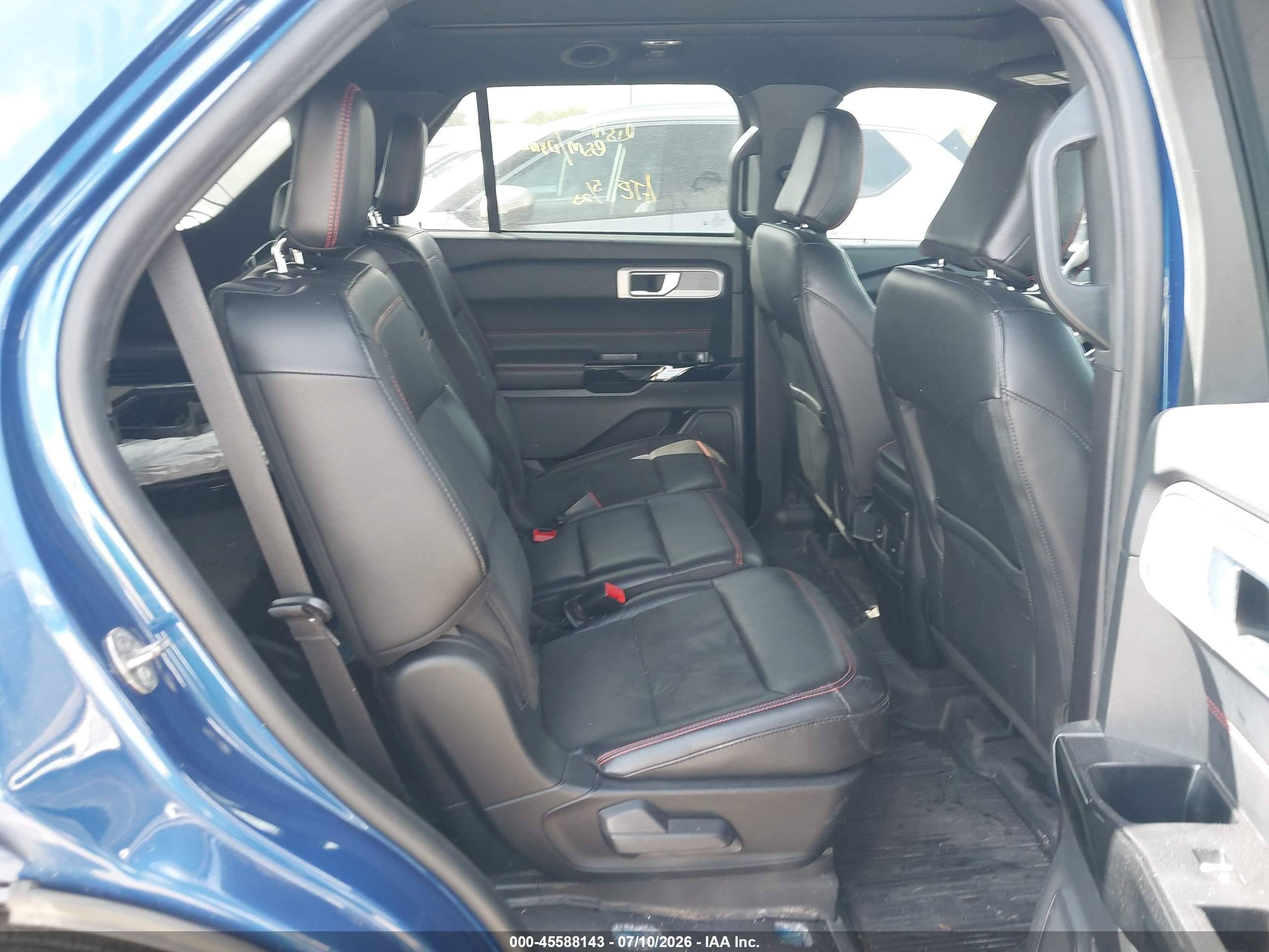 2022 Ford Explorer St-line Blue vin: 1FMSK7KH2NGC10270