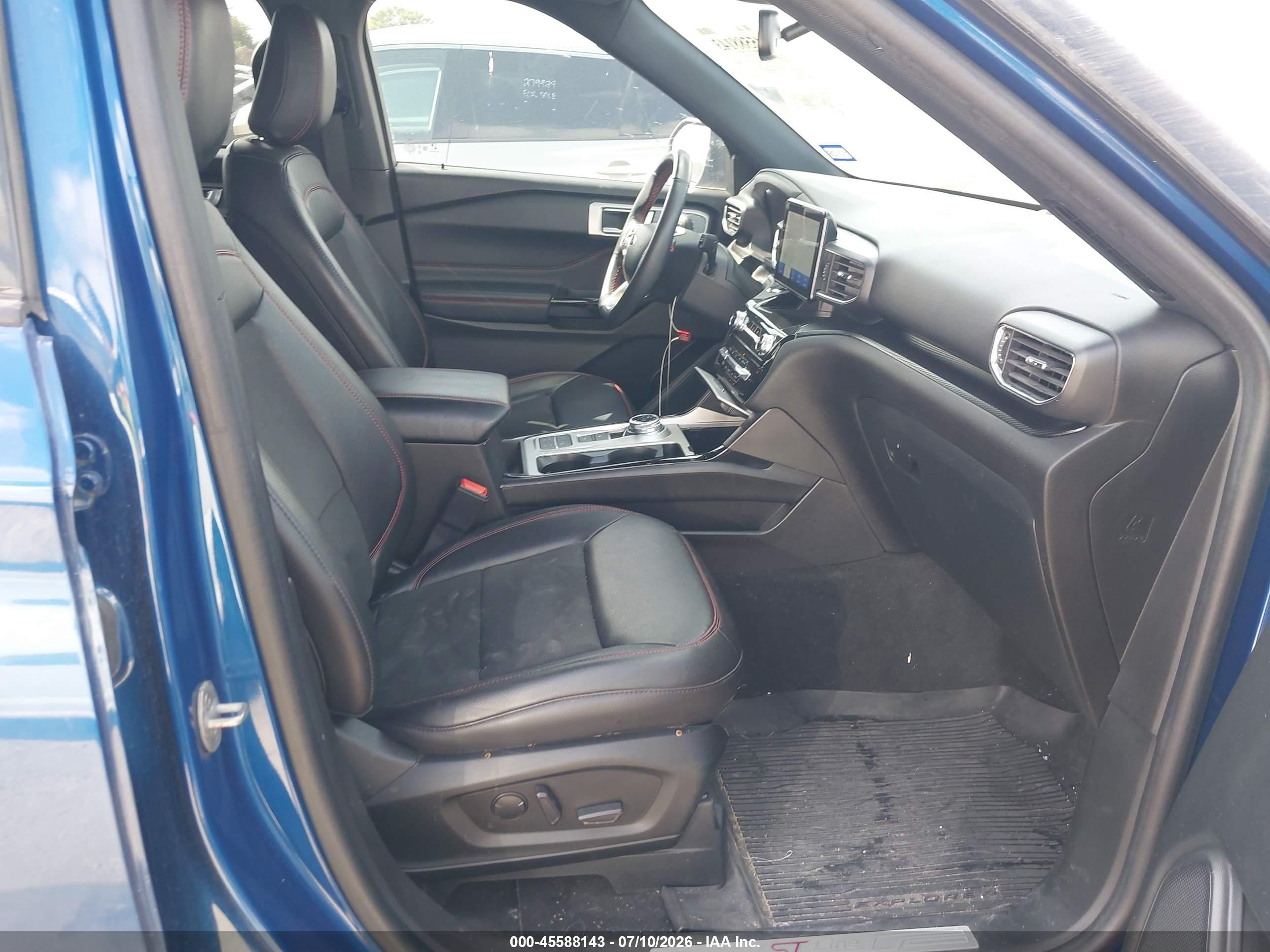 2022 Ford Explorer St-line Blue vin: 1FMSK7KH2NGC10270