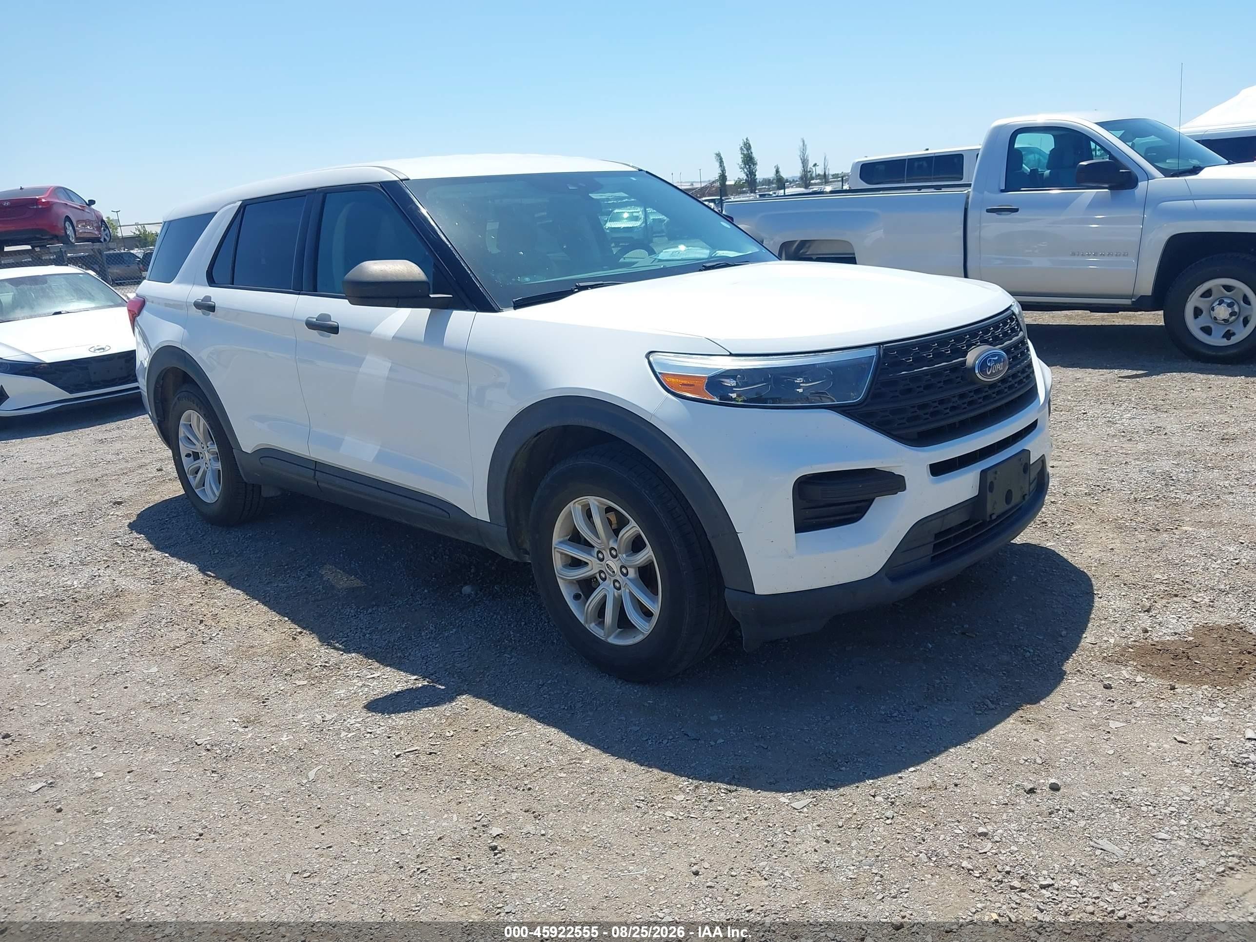 2020 Ford Explorer   Белый vin: 1FMSK8BB2LGC68507