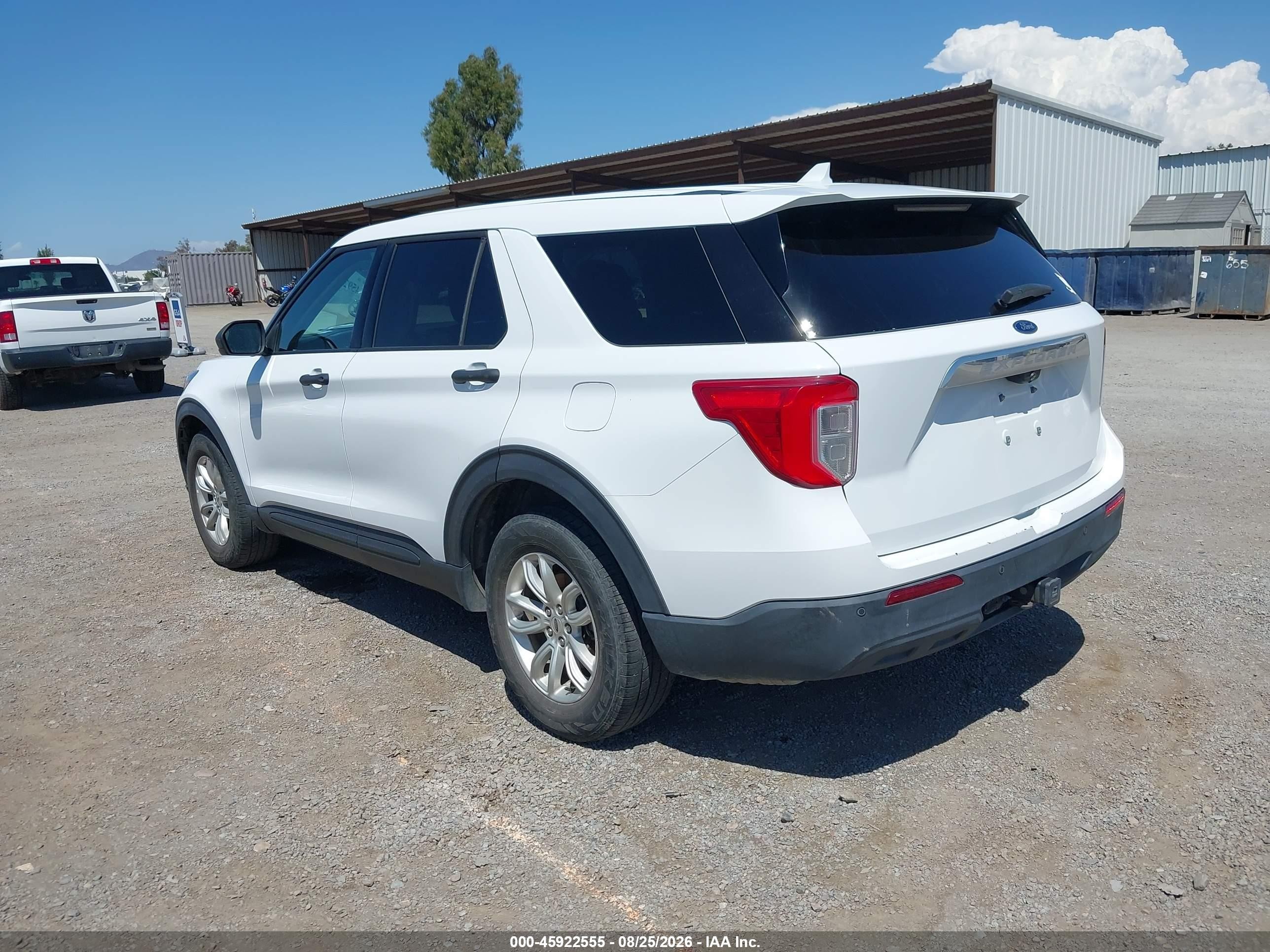 2020 Ford Explorer   Белый vin: 1FMSK8BB2LGC68507