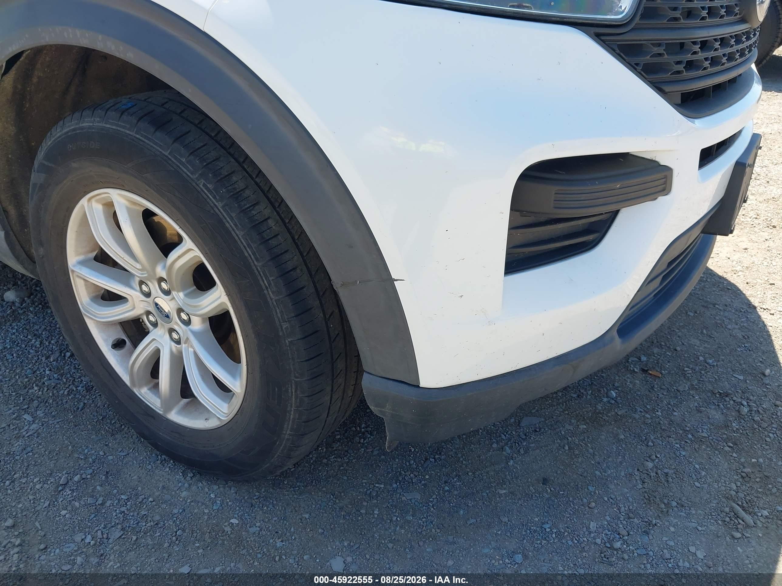 2020 Ford Explorer   Белый vin: 1FMSK8BB2LGC68507