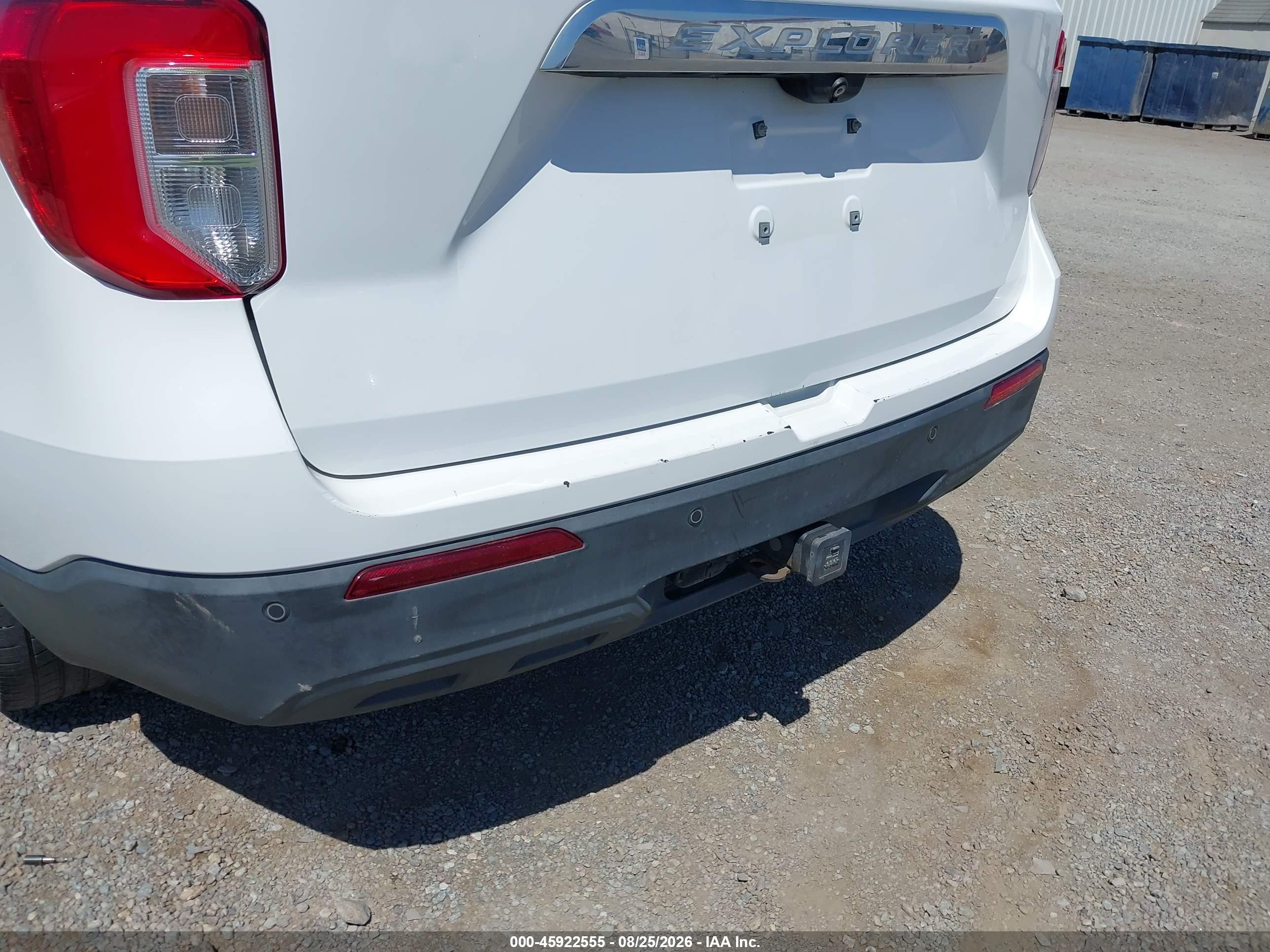 2020 Ford Explorer   Белый vin: 1FMSK8BB2LGC68507