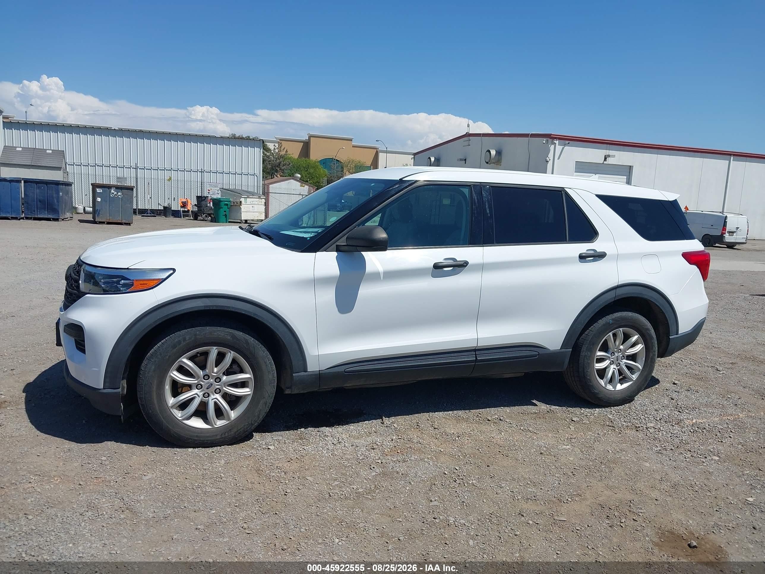 2020 Ford Explorer   Белый vin: 1FMSK8BB2LGC68507