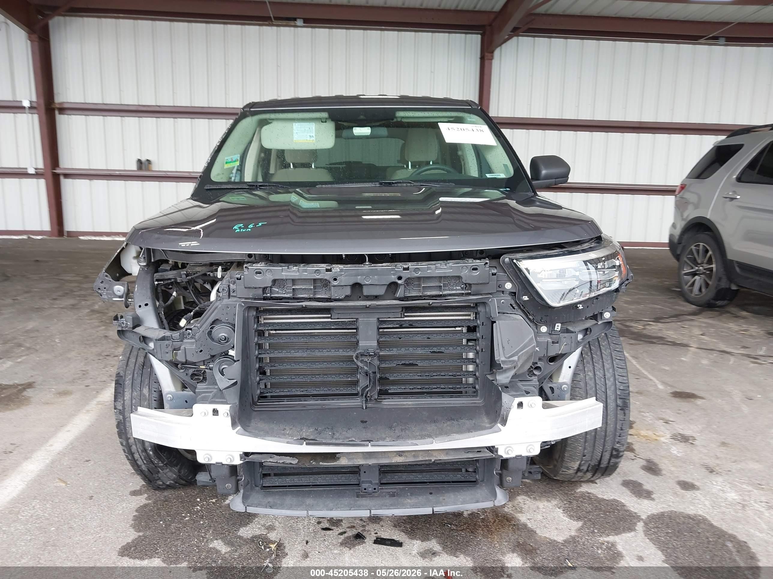 2021 Ford Explorer Серый vin: 1FMSK8BH9MGB13183
