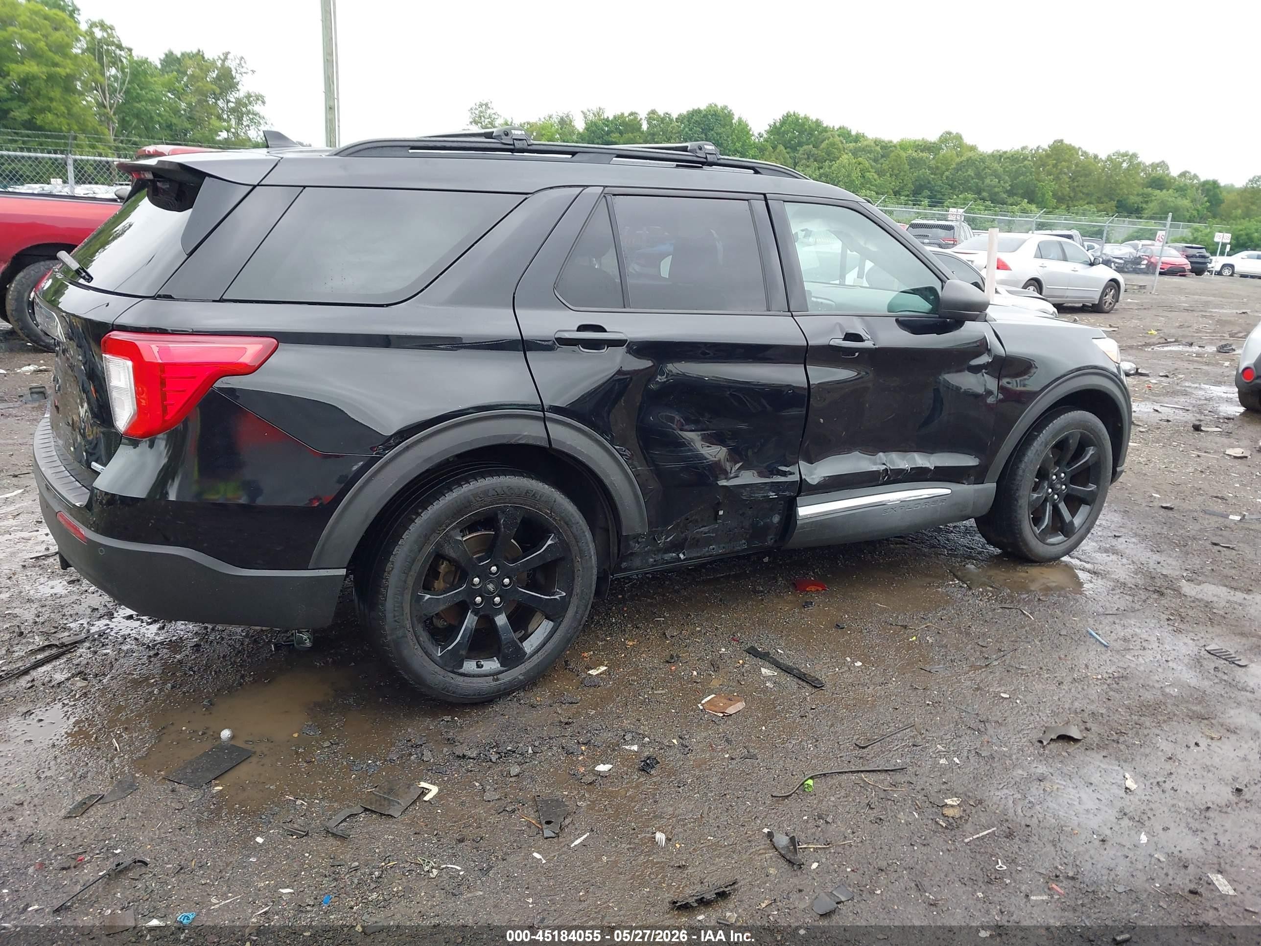 2020 Ford Explorer Xlt Черный vin: 1FMSK8DH0LGC73108