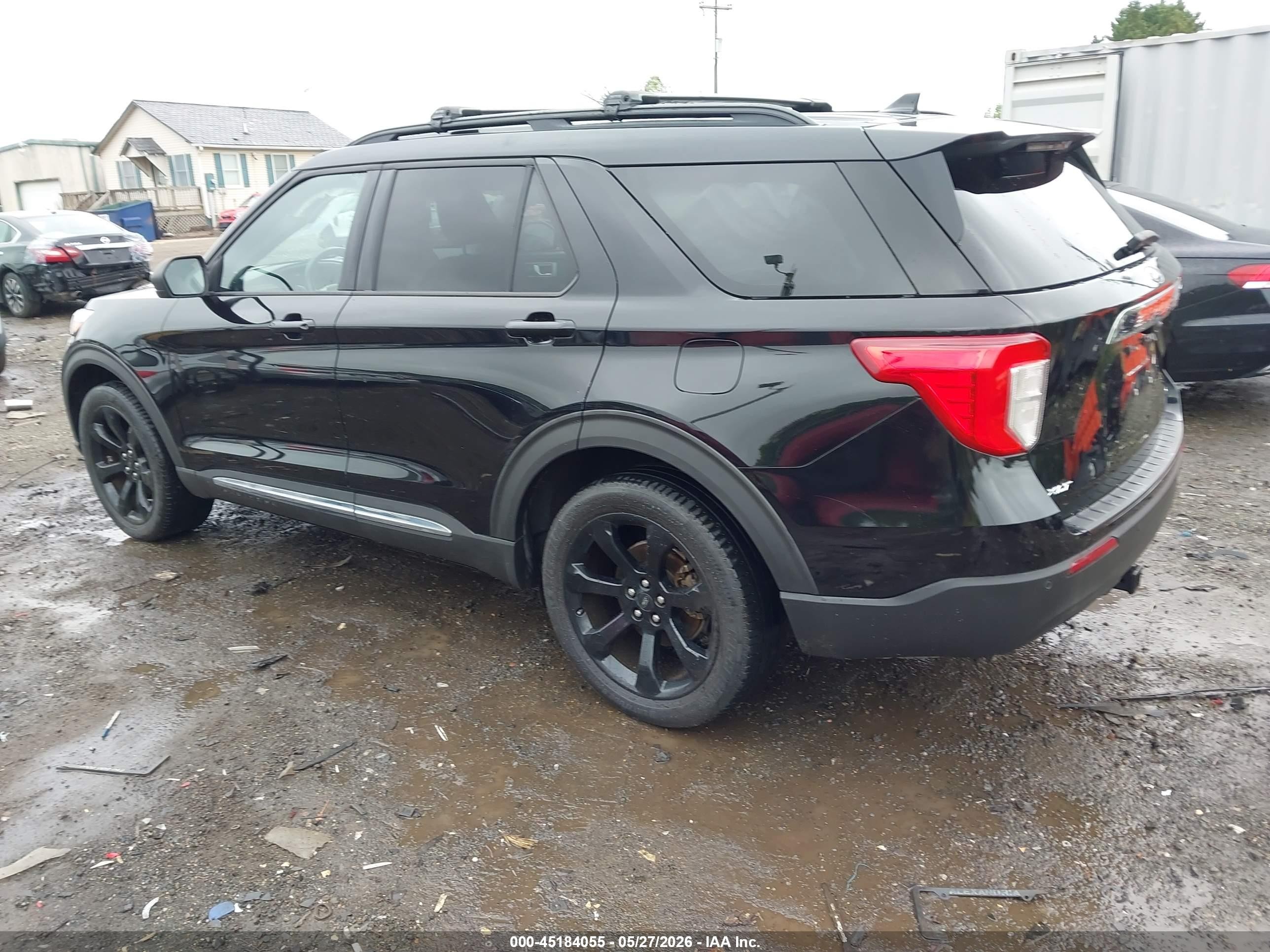 2020 Ford Explorer Xlt Черный vin: 1FMSK8DH0LGC73108