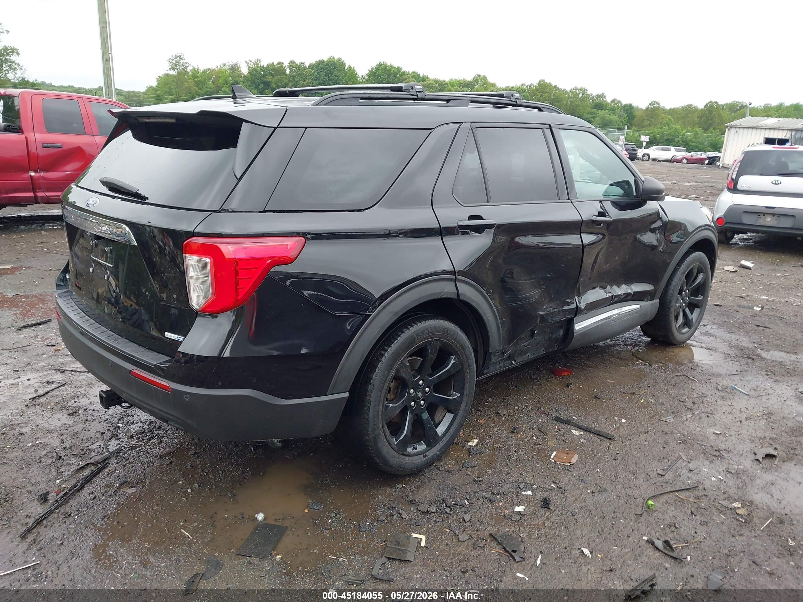 2020 Ford Explorer Xlt Черный vin: 1FMSK8DH0LGC73108