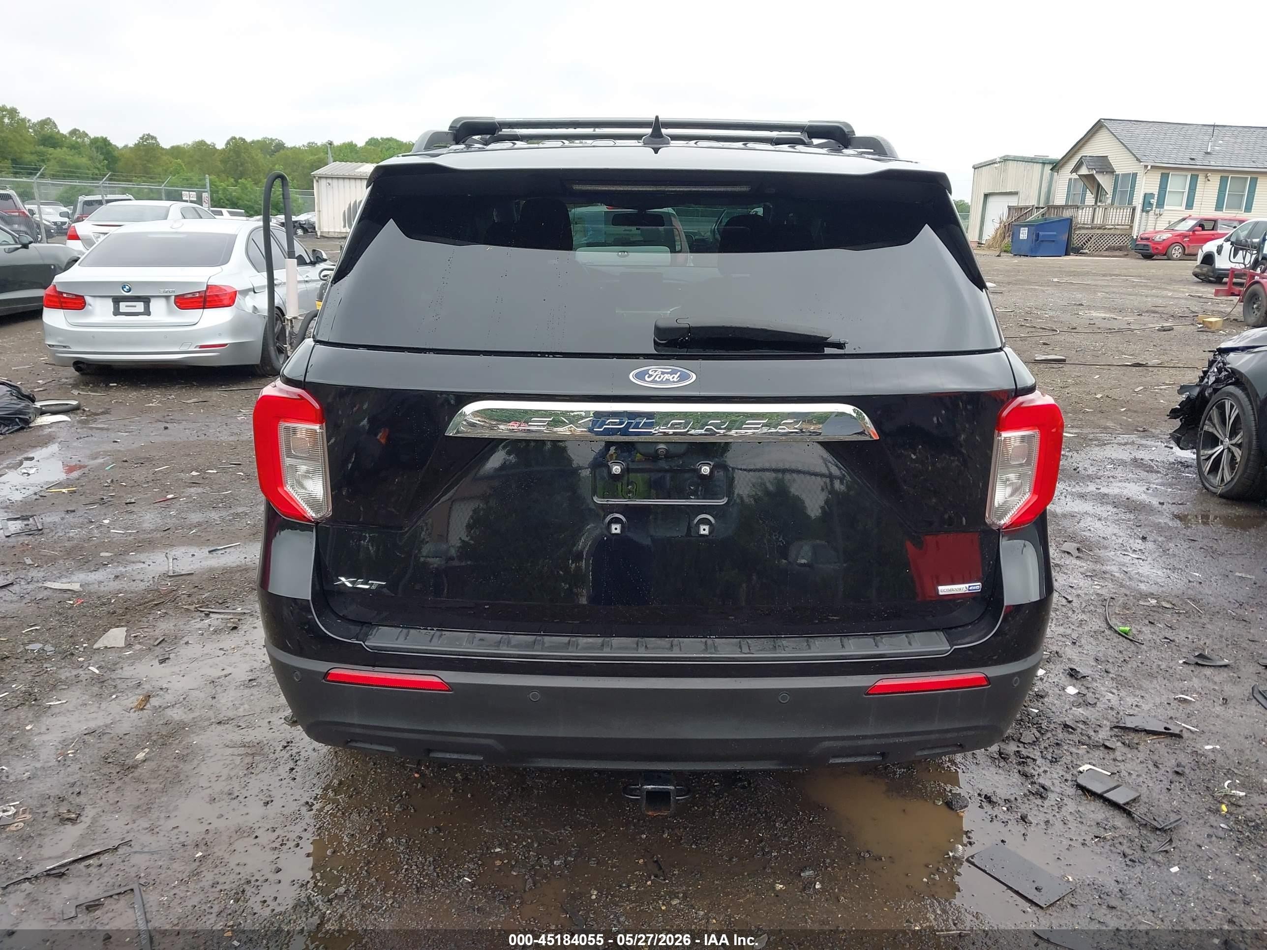 2020 Ford Explorer Xlt Черный vin: 1FMSK8DH0LGC73108