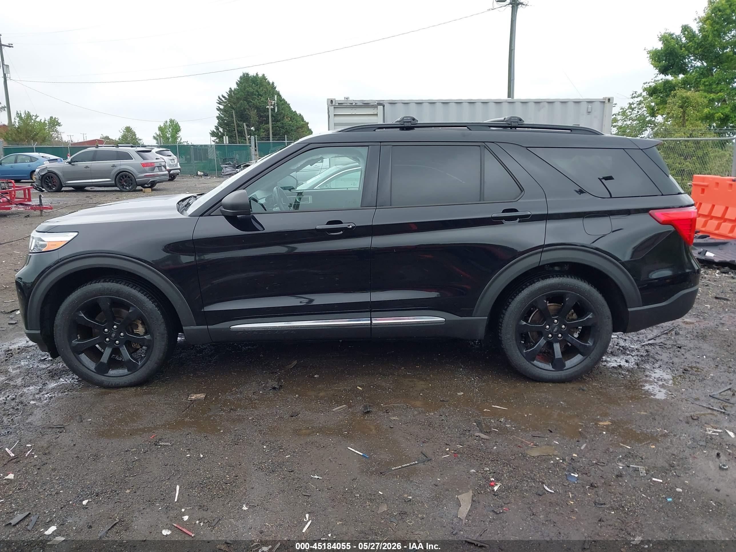 2020 Ford Explorer Xlt Черный vin: 1FMSK8DH0LGC73108