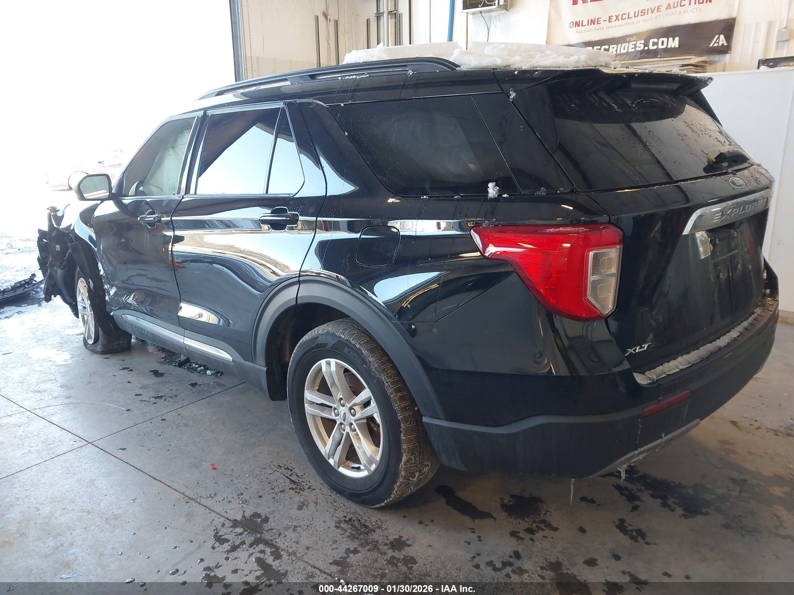 2022 Ford Explorer Xlt Black vin: 1FMSK8DH0NGC38510