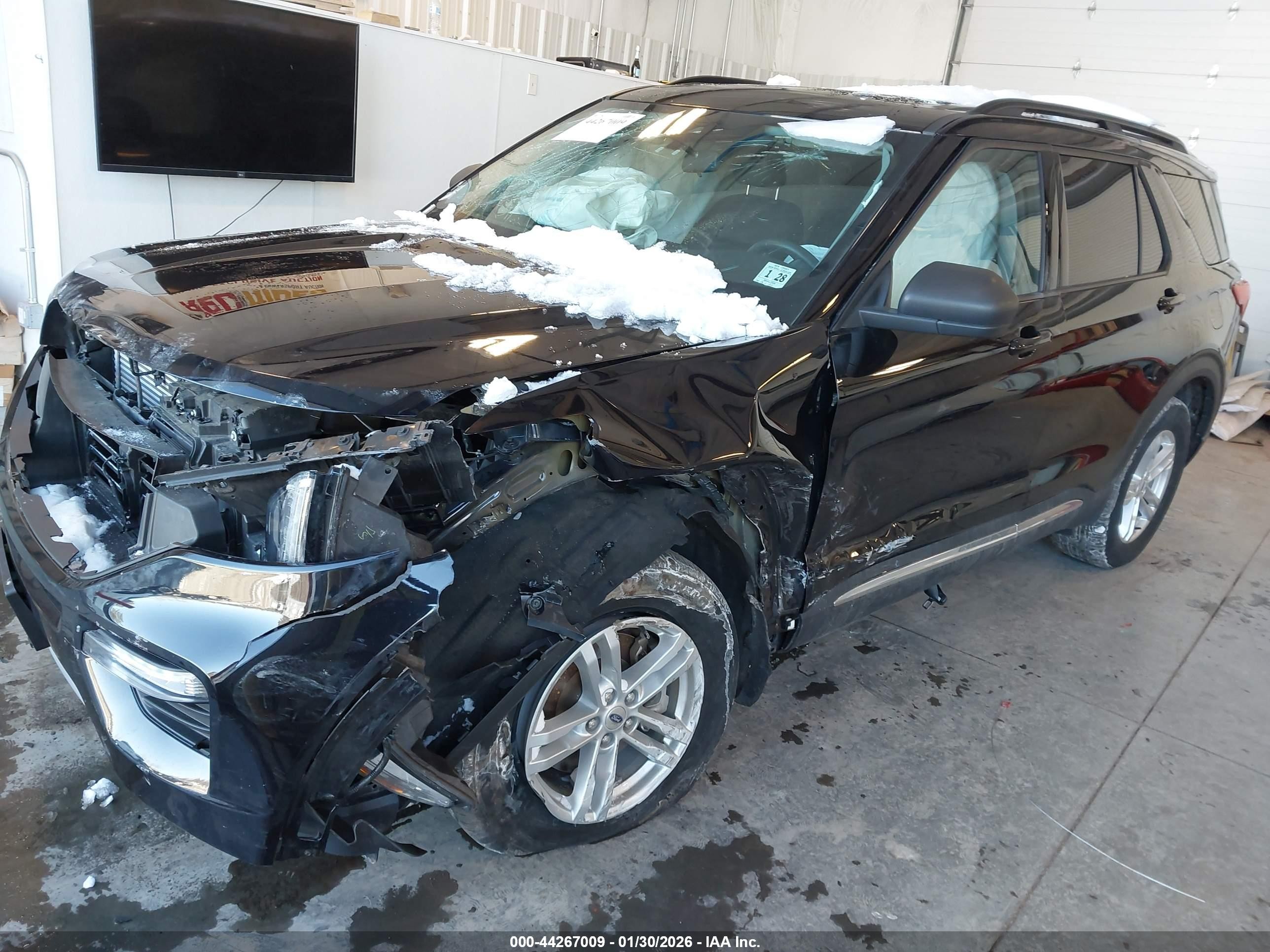 2022 Ford Explorer Xlt Black vin: 1FMSK8DH0NGC38510
