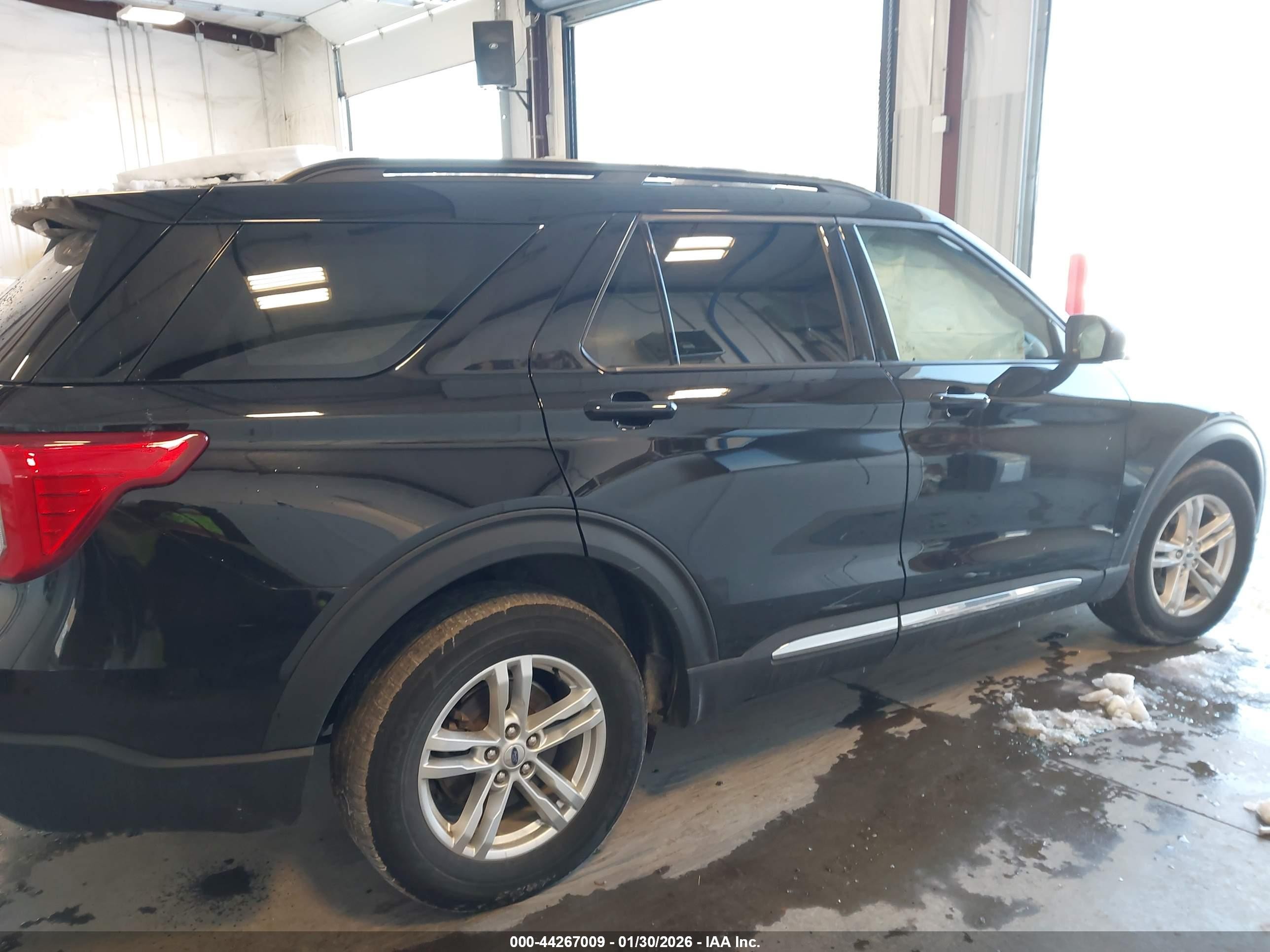 2022 Ford Explorer Xlt Black vin: 1FMSK8DH0NGC38510