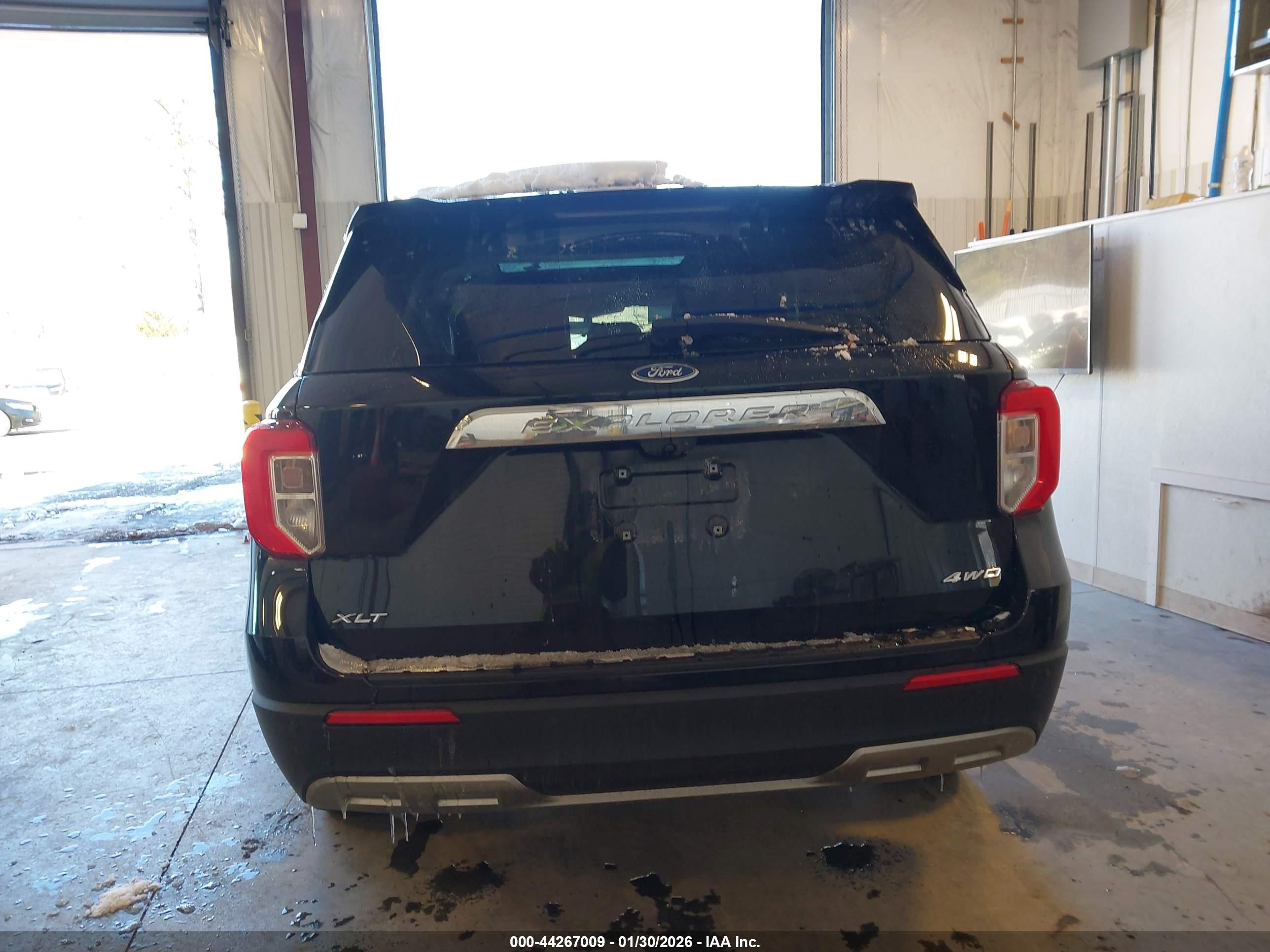 2022 Ford Explorer Xlt Black vin: 1FMSK8DH0NGC38510