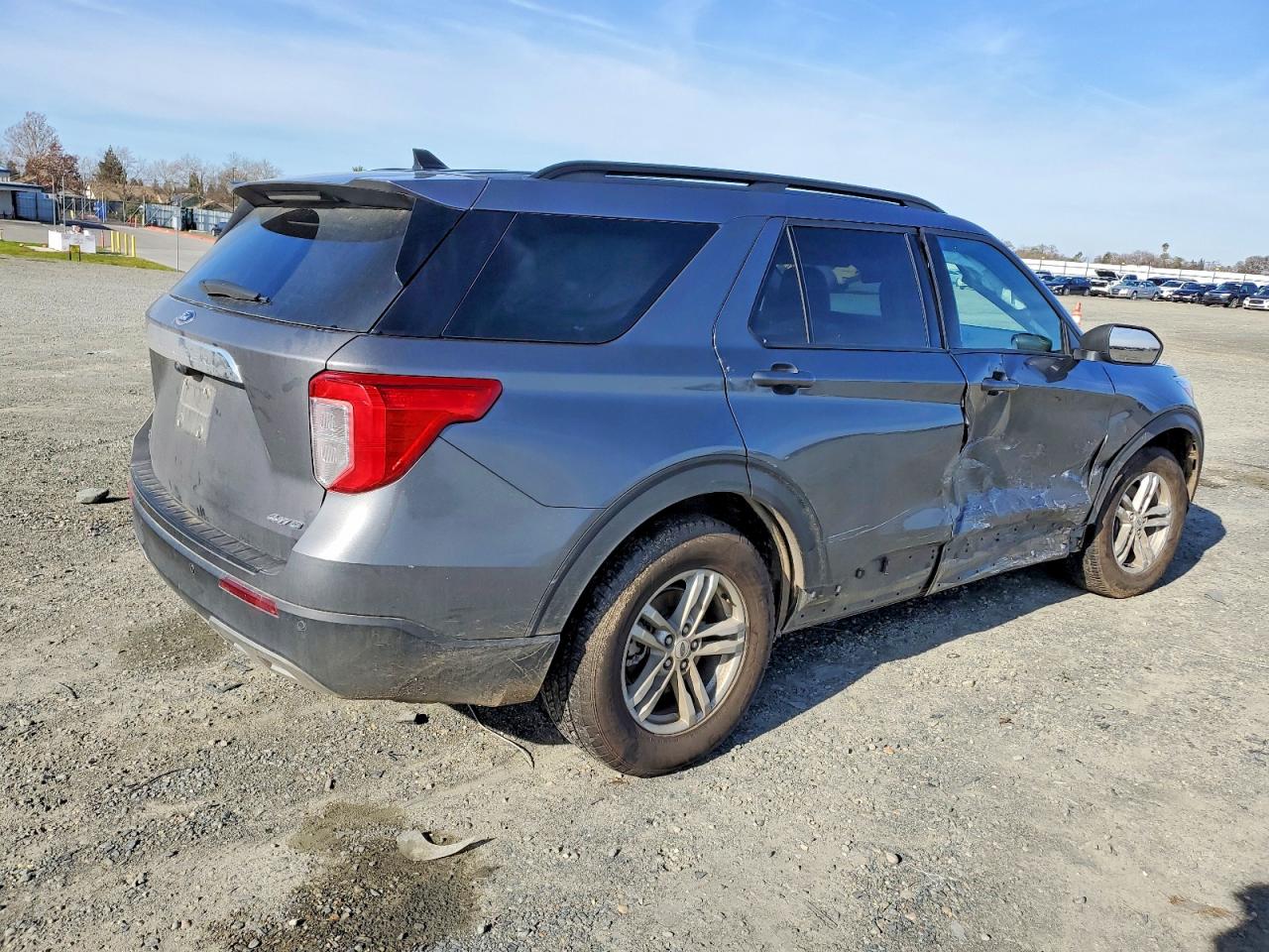 2023 Ford Explorer Xlt Gray vin: 1FMSK8DH0PGB19794