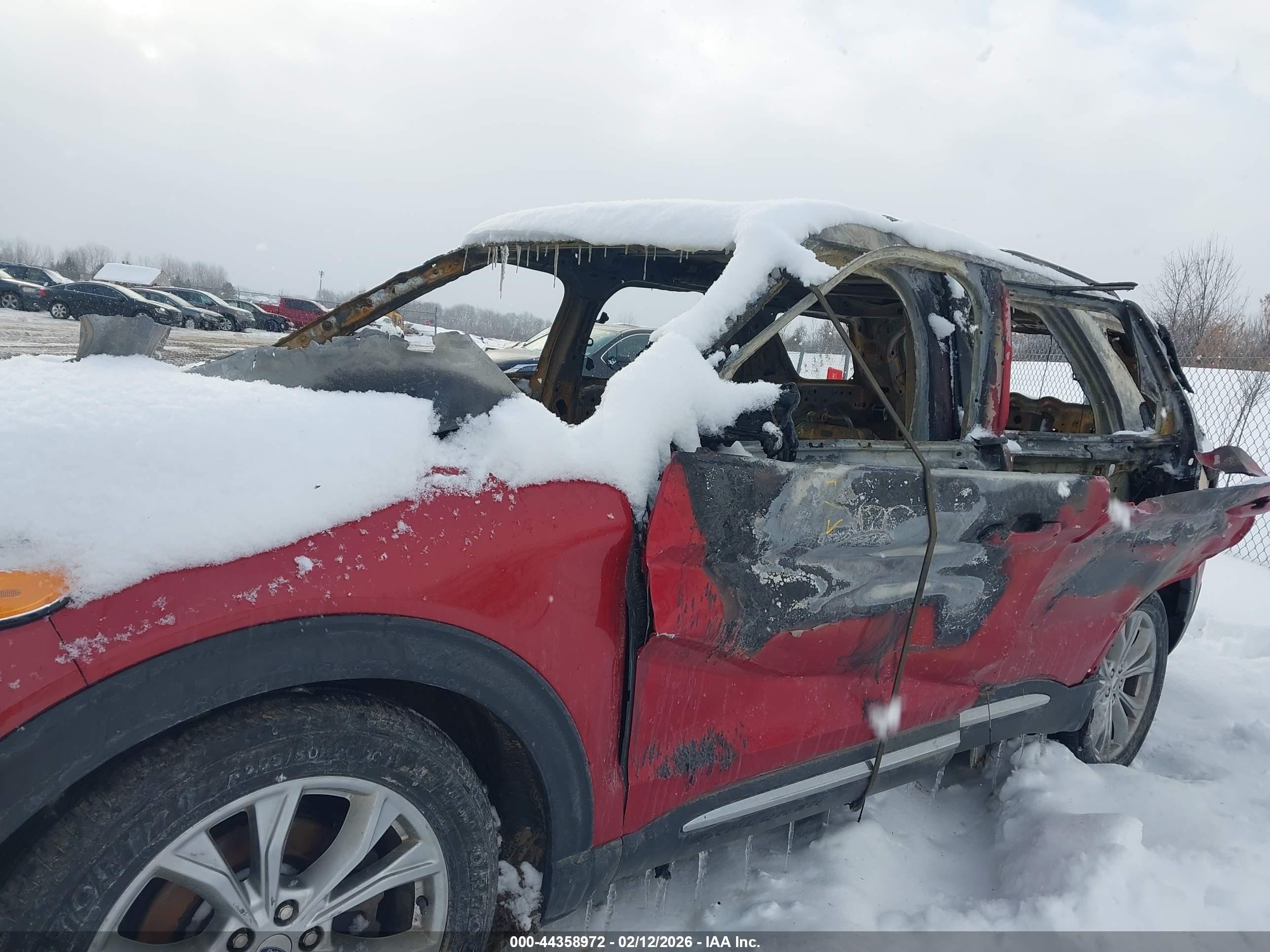 2020 Ford Explorer Xlt Red vin: 1FMSK8DH1LGA46137