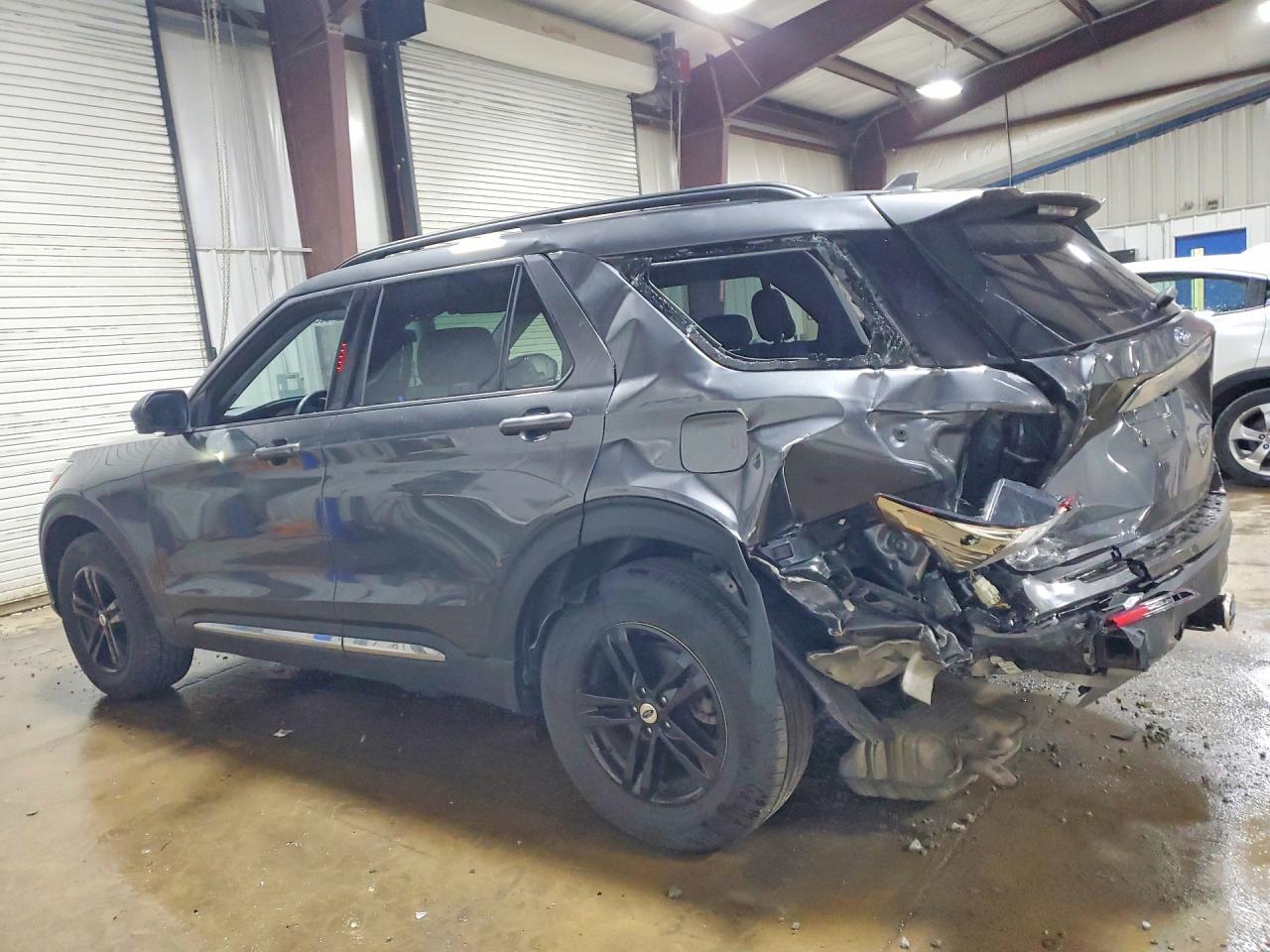 2020 Ford Explorer Xlt Gray vin: 1FMSK8DH1LGC57726
