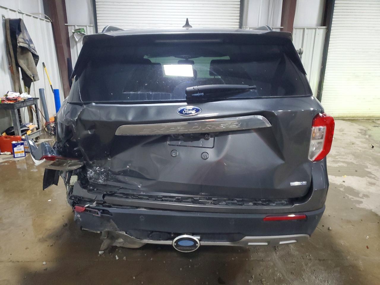 2020 Ford Explorer Xlt Gray vin: 1FMSK8DH1LGC57726