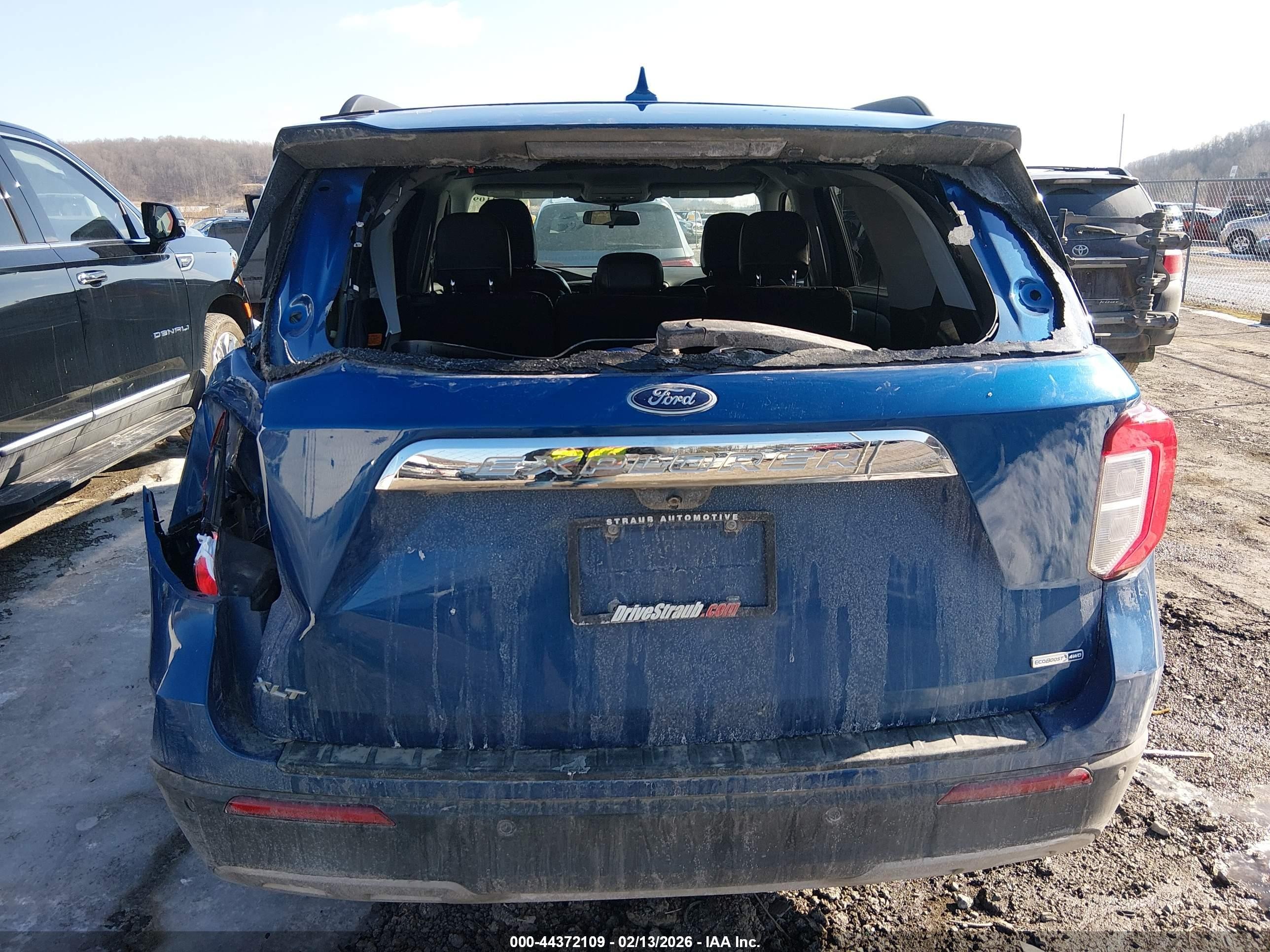 2020 Ford Explorer Xlt Blue vin: 1FMSK8DH1LGC77748