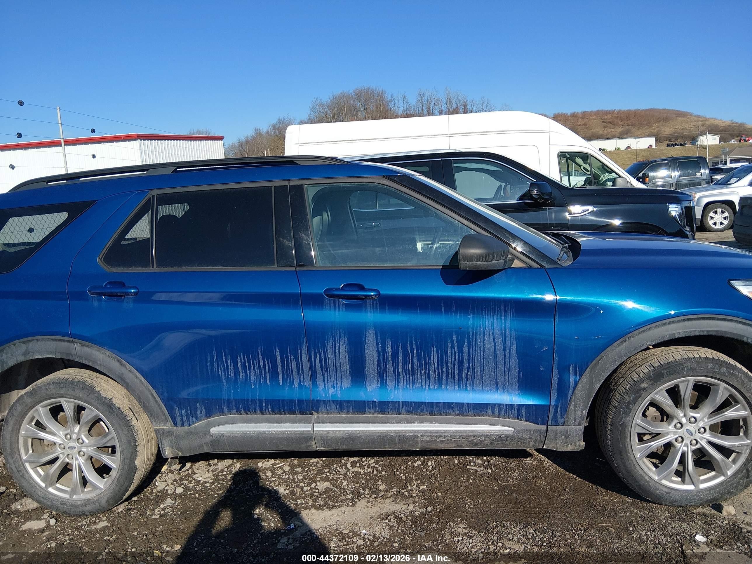 2020 Ford Explorer Xlt Blue vin: 1FMSK8DH1LGC77748
