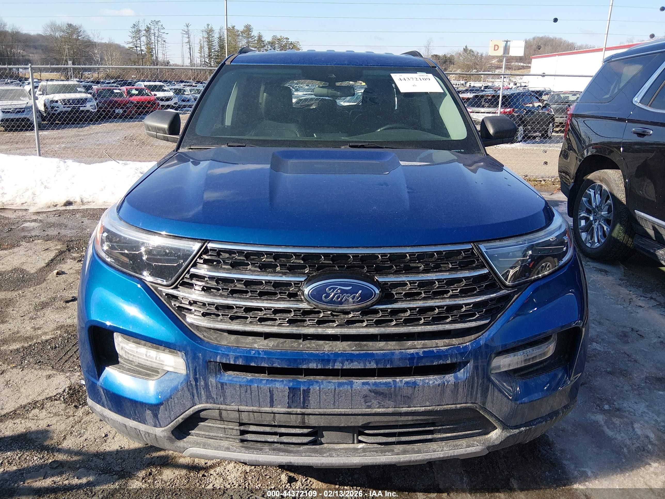 2020 Ford Explorer Xlt Blue vin: 1FMSK8DH1LGC77748