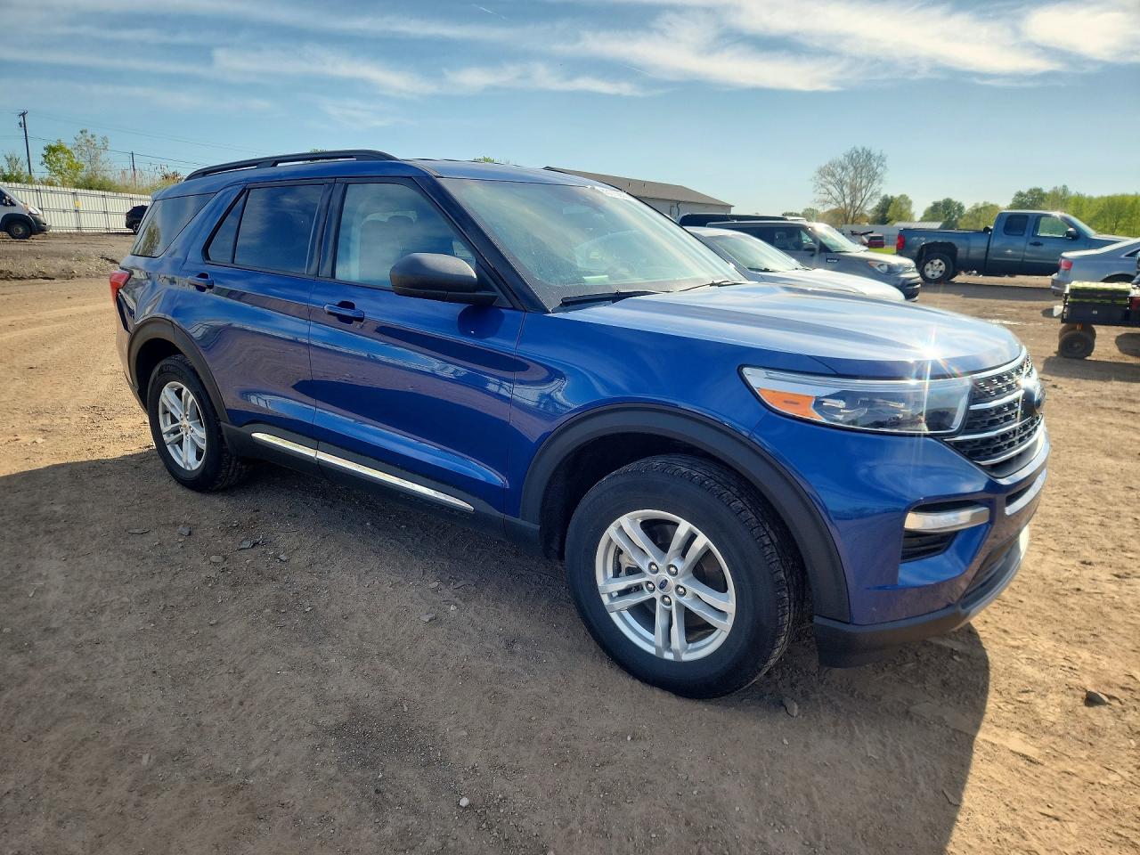 2023 Ford Explorer Xlt Blue vin: 1FMSK8DH1PGA00037